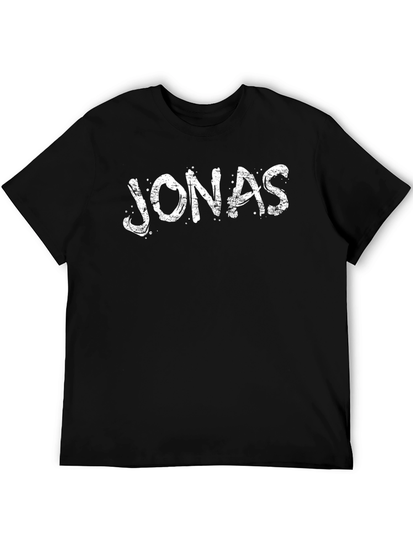 JONAS Distressed Graphic Black T-Shirt