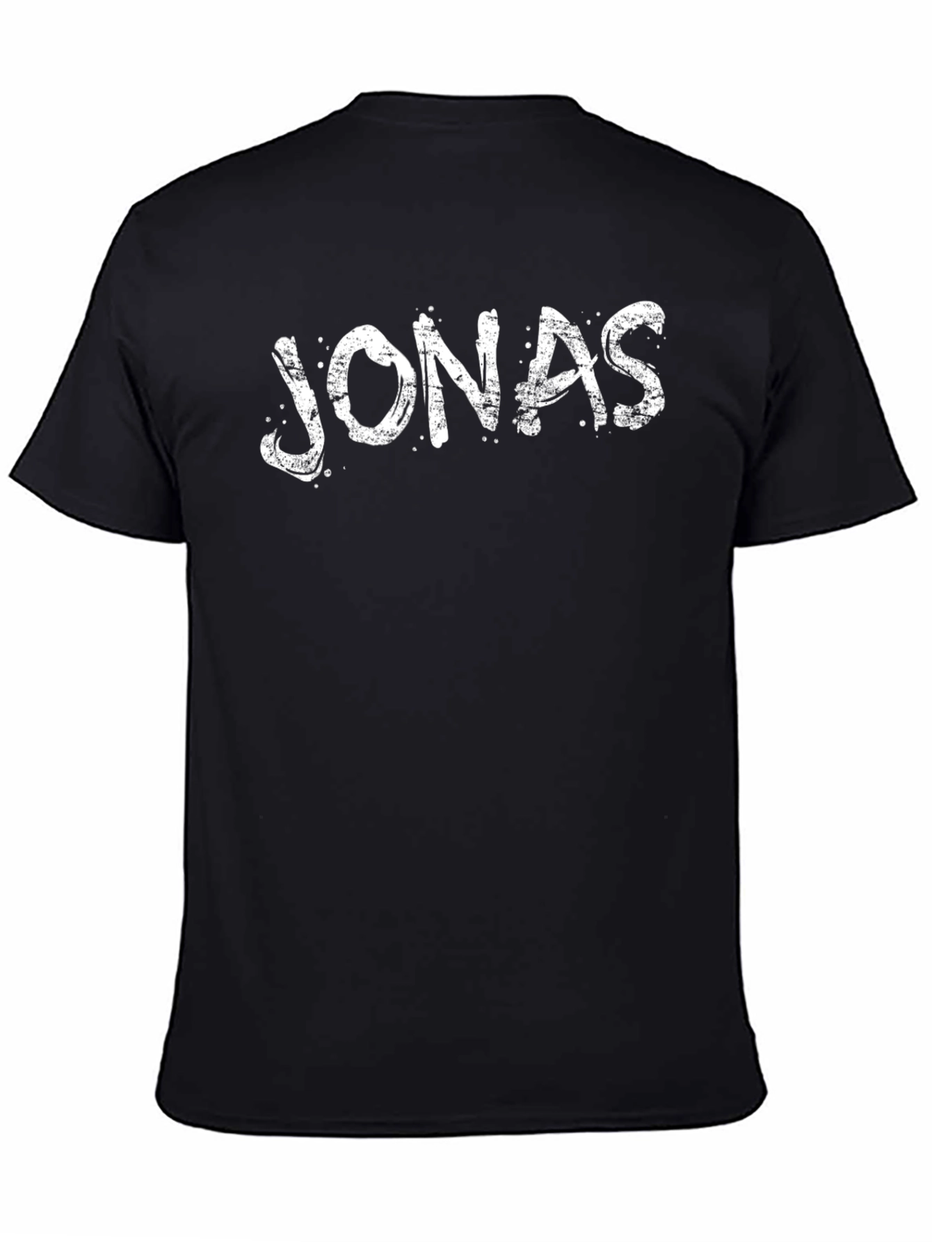 JONAS Distressed Graphic Black T-Shirt
