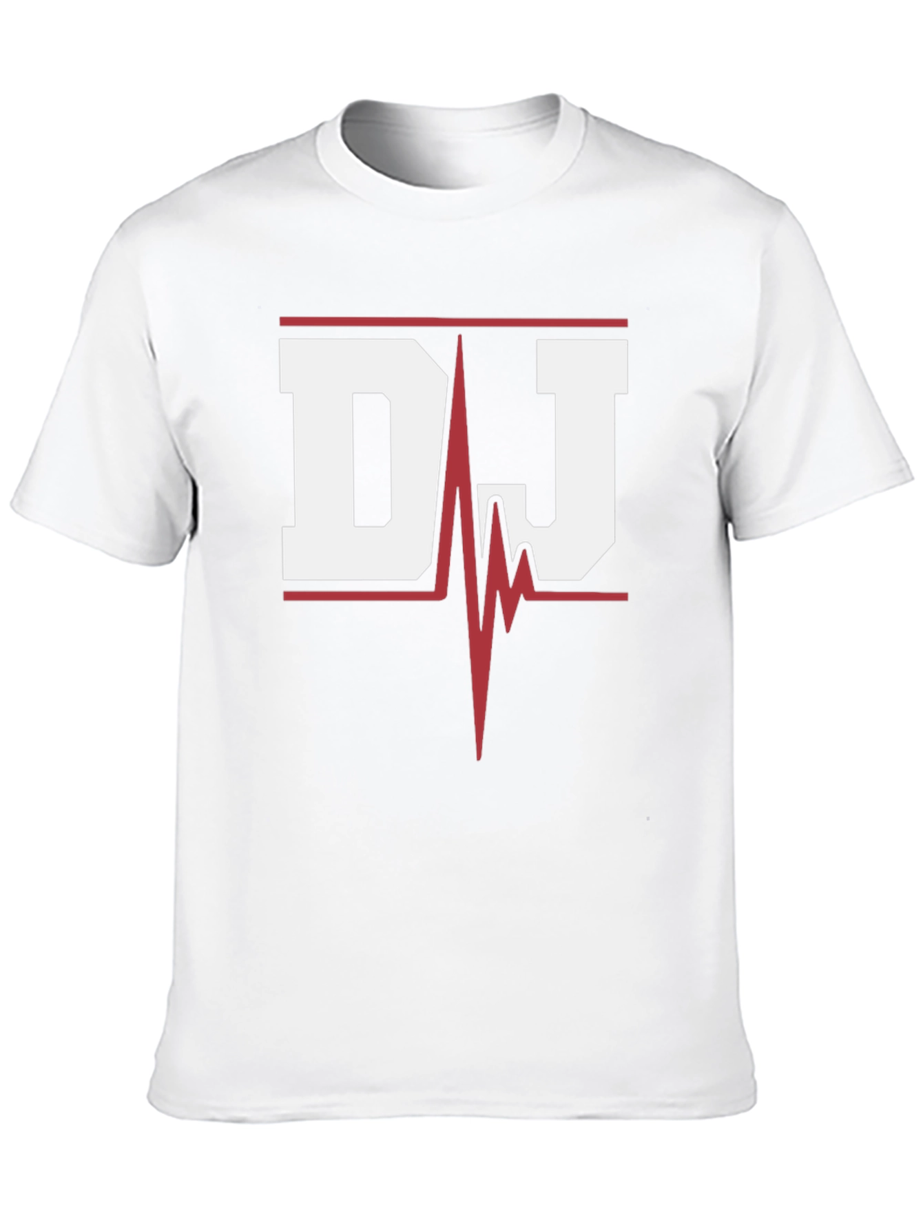 DJ Heartbeat Graphic Tee - Black