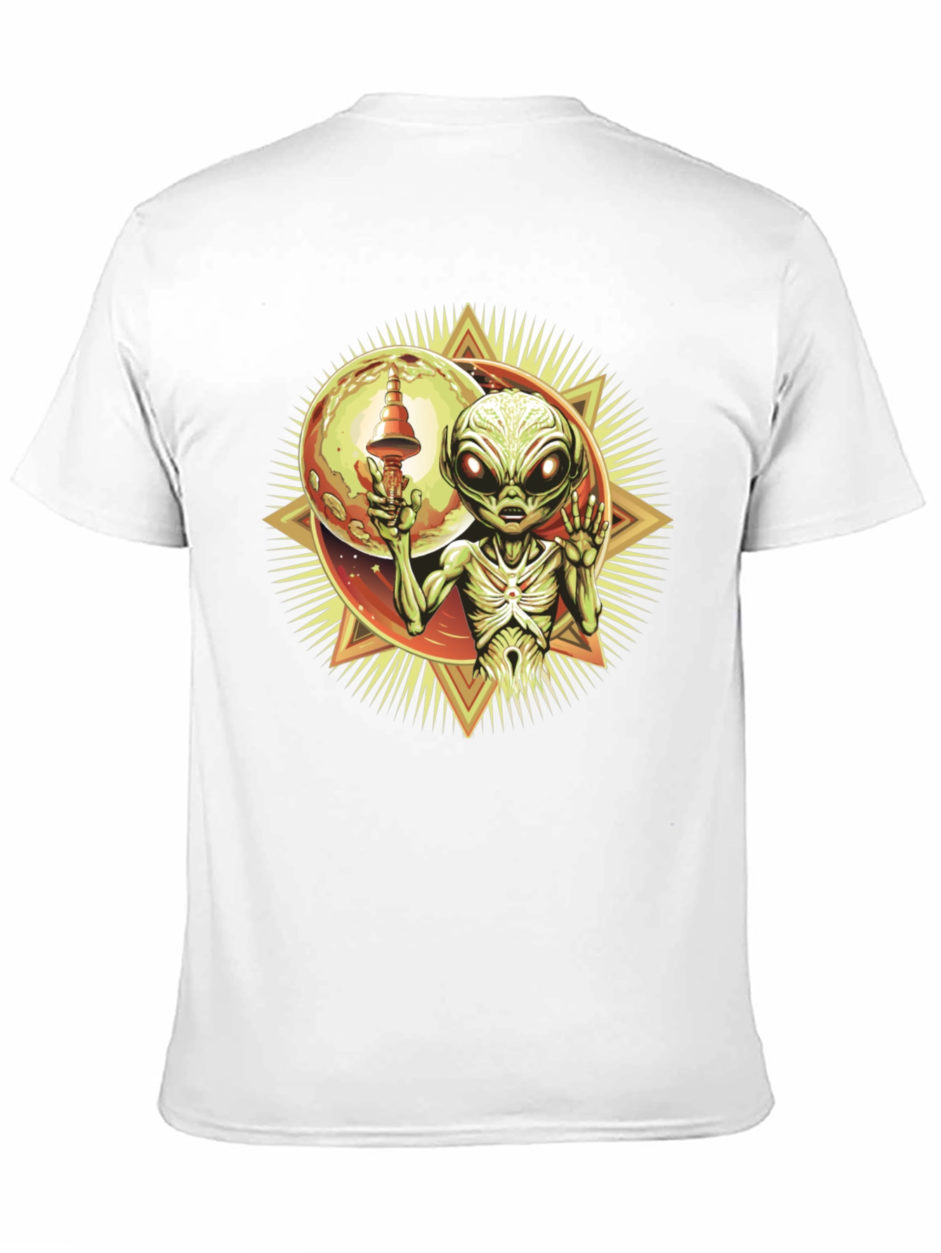 Alien Graphic Tee - Retro Sci-Fi Design