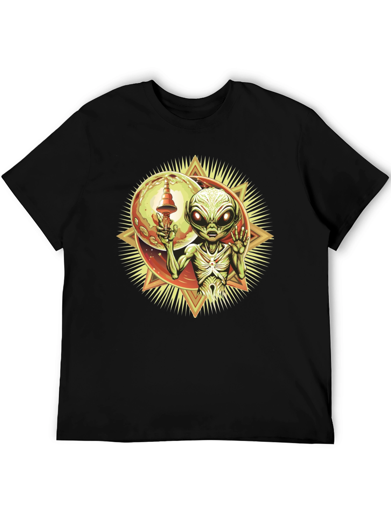Alien Graphic Tee - Retro Sci-Fi Design