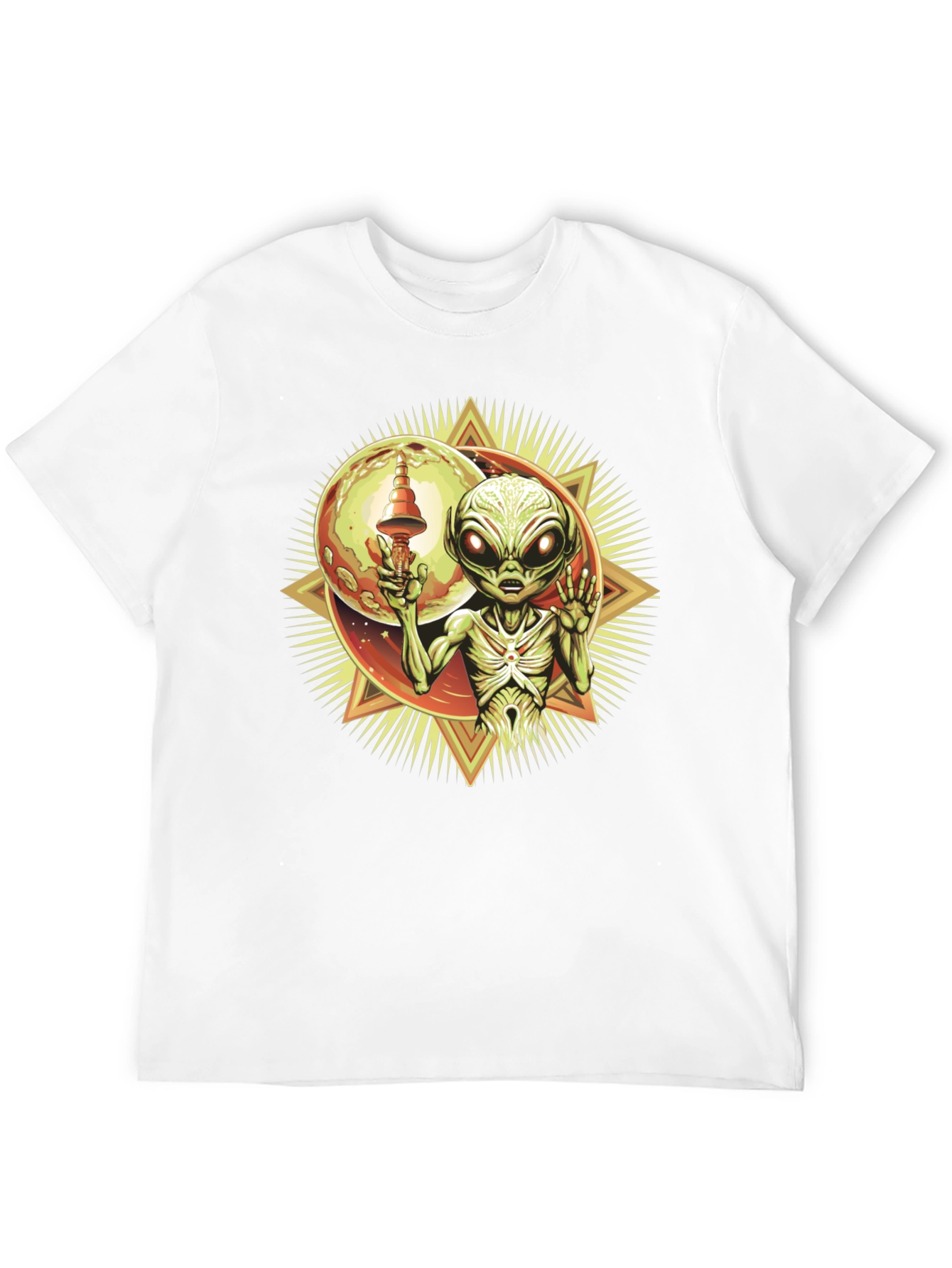 Alien Graphic Tee - Retro Sci-Fi Design