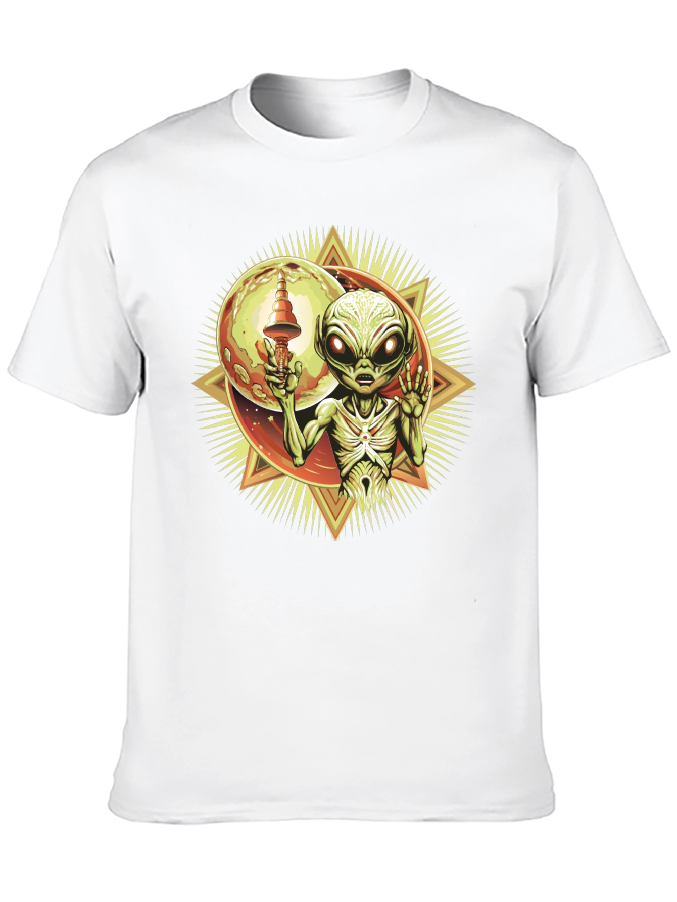 Alien Graphic Tee - Retro Sci-Fi Design
