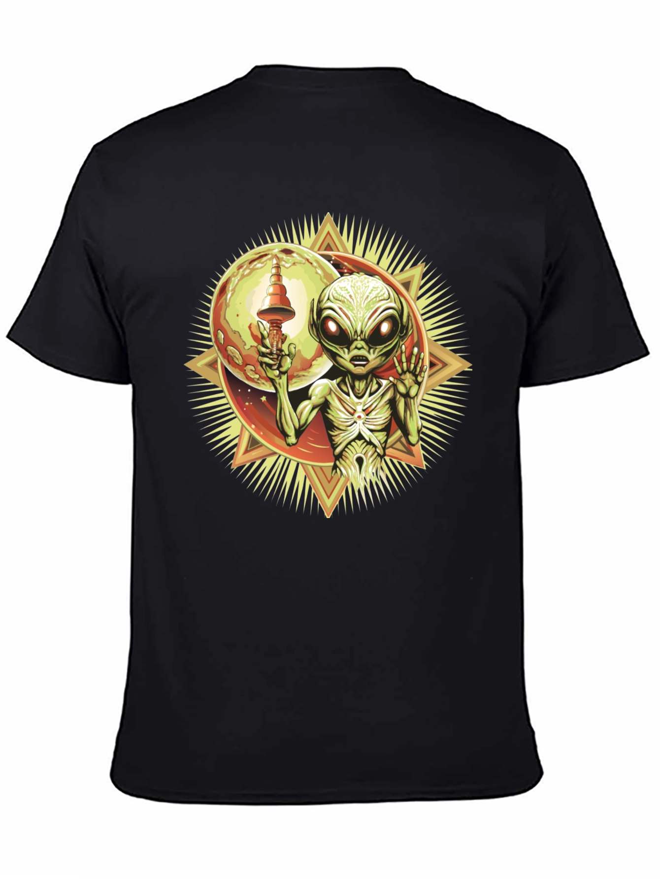 Alien Graphic Tee - Retro Sci-Fi Design