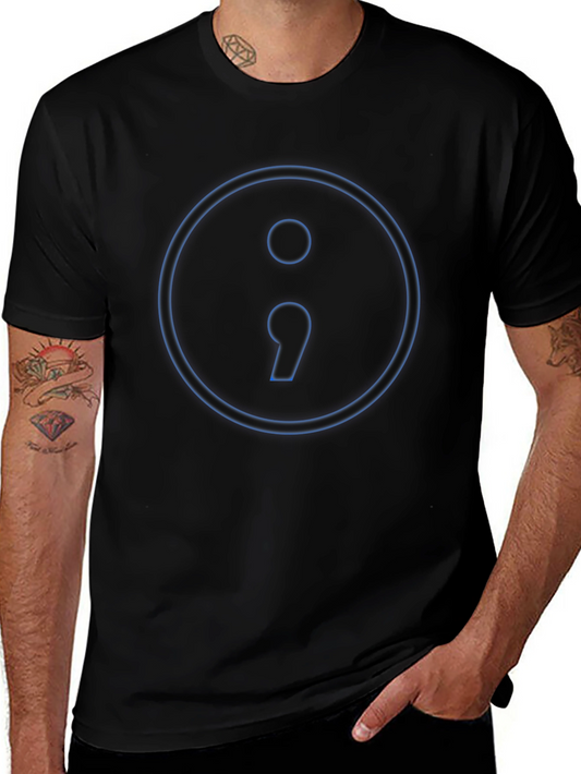 Semicolon Graphic Tee - Support Mental Health