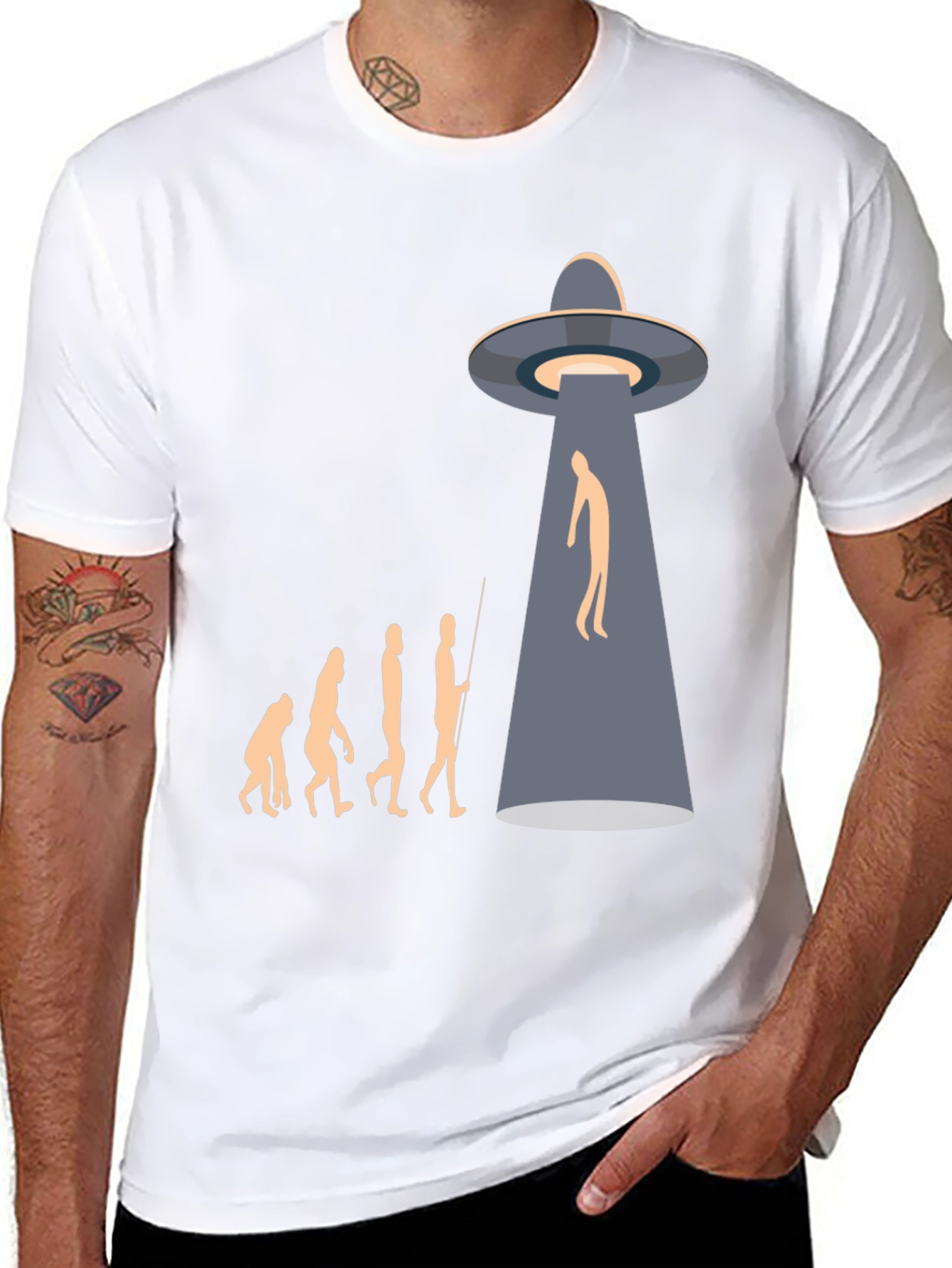 Evolution Abduction Graphic Tee