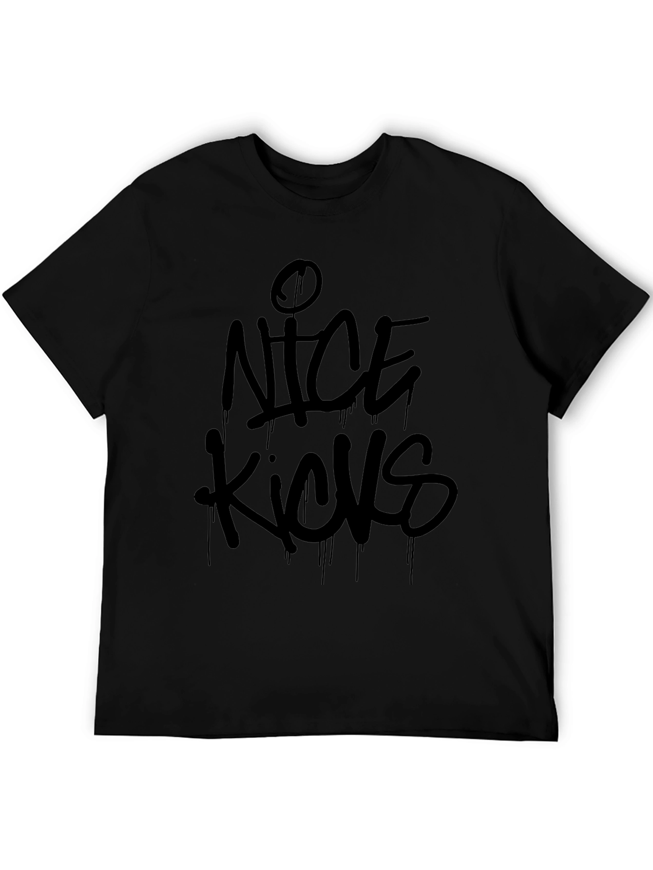 Nice Kicks Black Graphic Tee