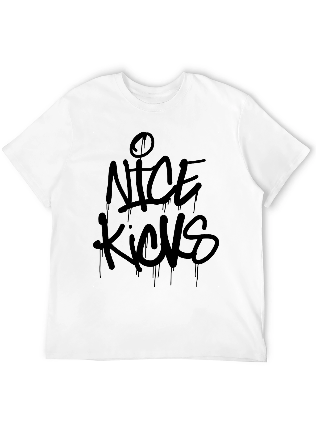 Nice Kicks Black Graphic Tee