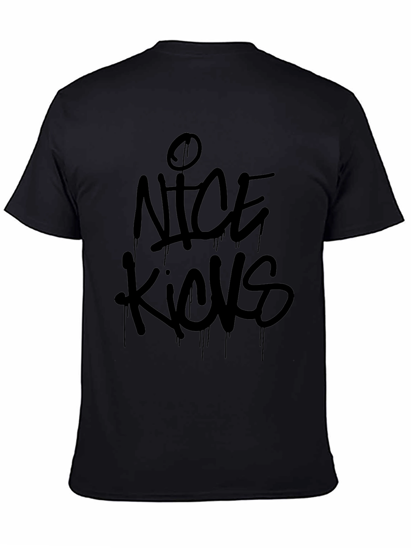 Nice Kicks Black Graphic Tee