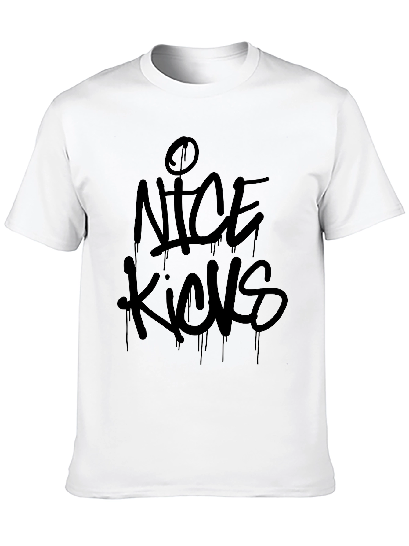 Nice Kicks Black Graphic Tee