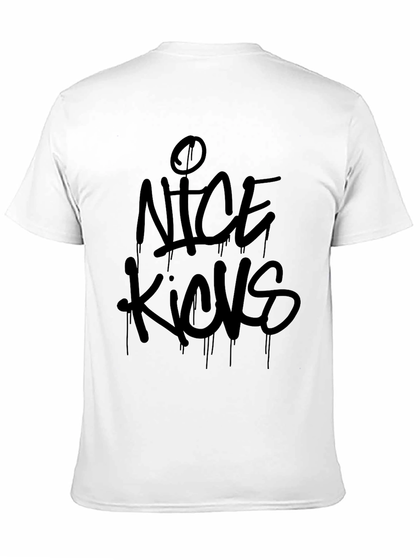 Nice Kicks Black Graphic Tee