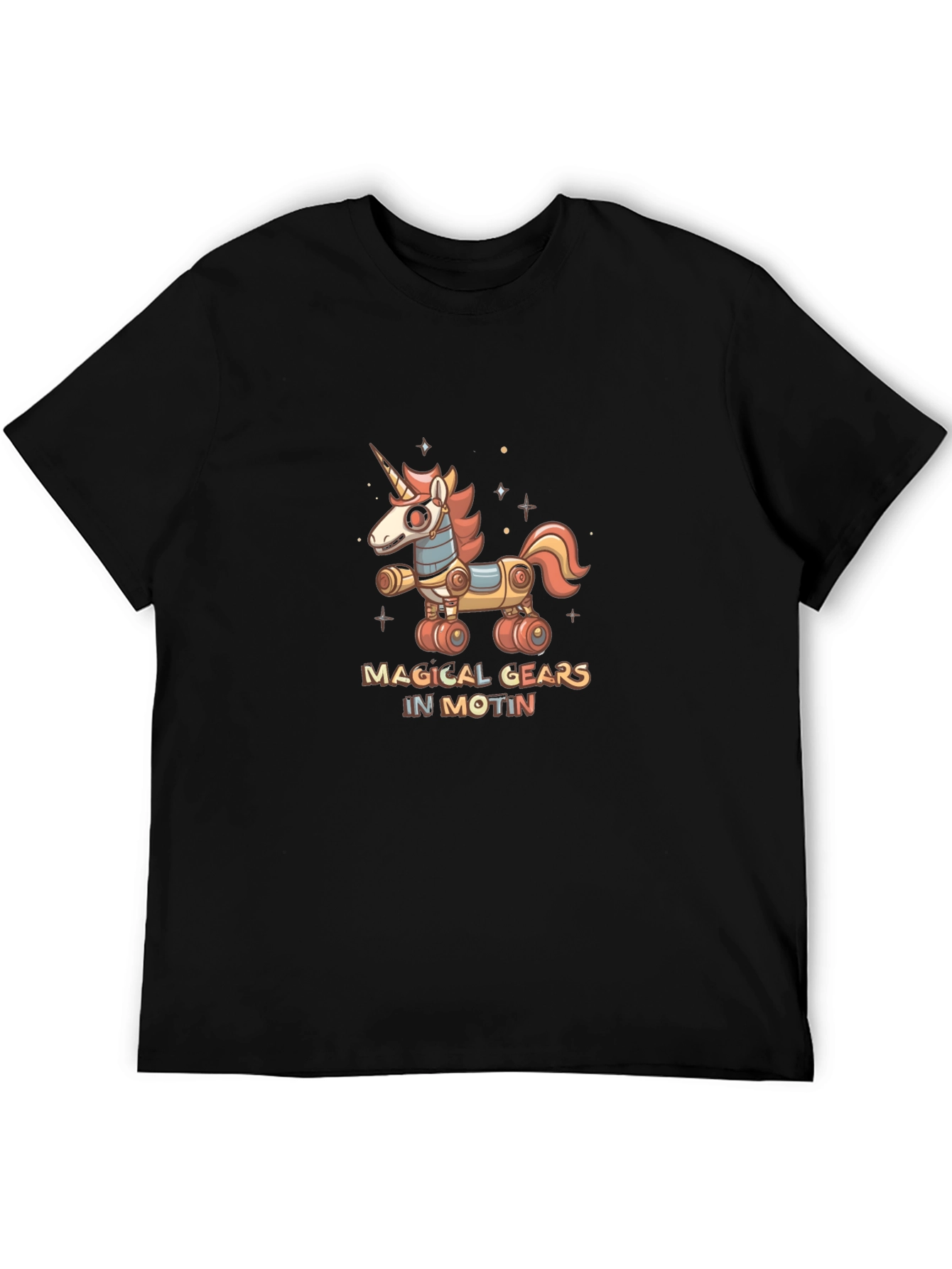 Magical Gears in Motion Unicorn T-Shirt