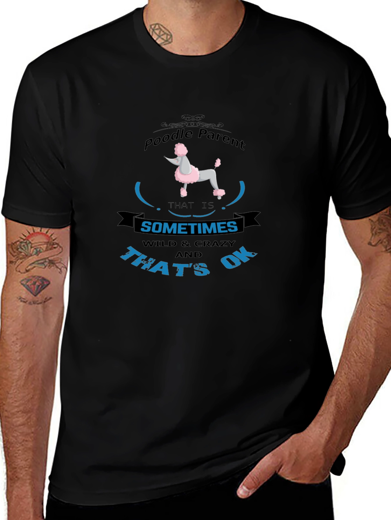 Poodle Parent T-Shirt - Wild & Crazy OK!