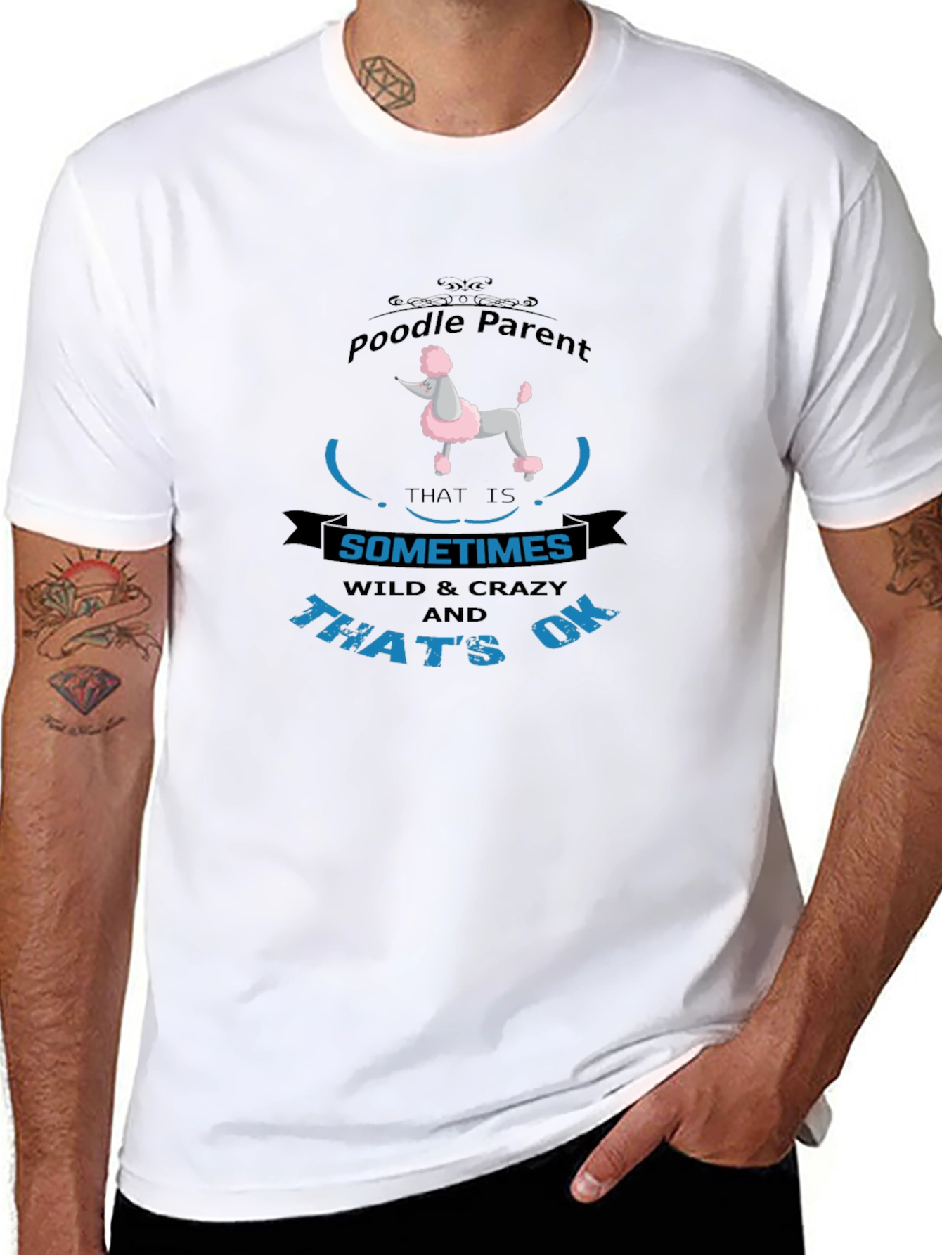 Poodle Parent T-Shirt - Wild & Crazy OK!