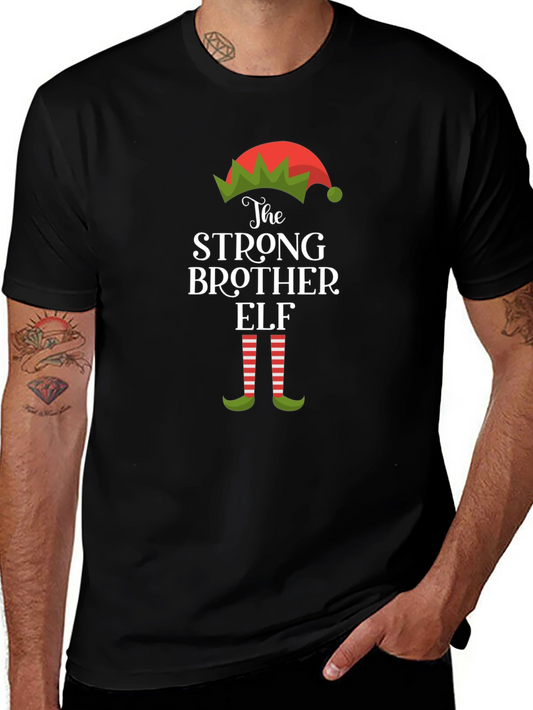 Strong Brother Elf Christmas T-Shirt