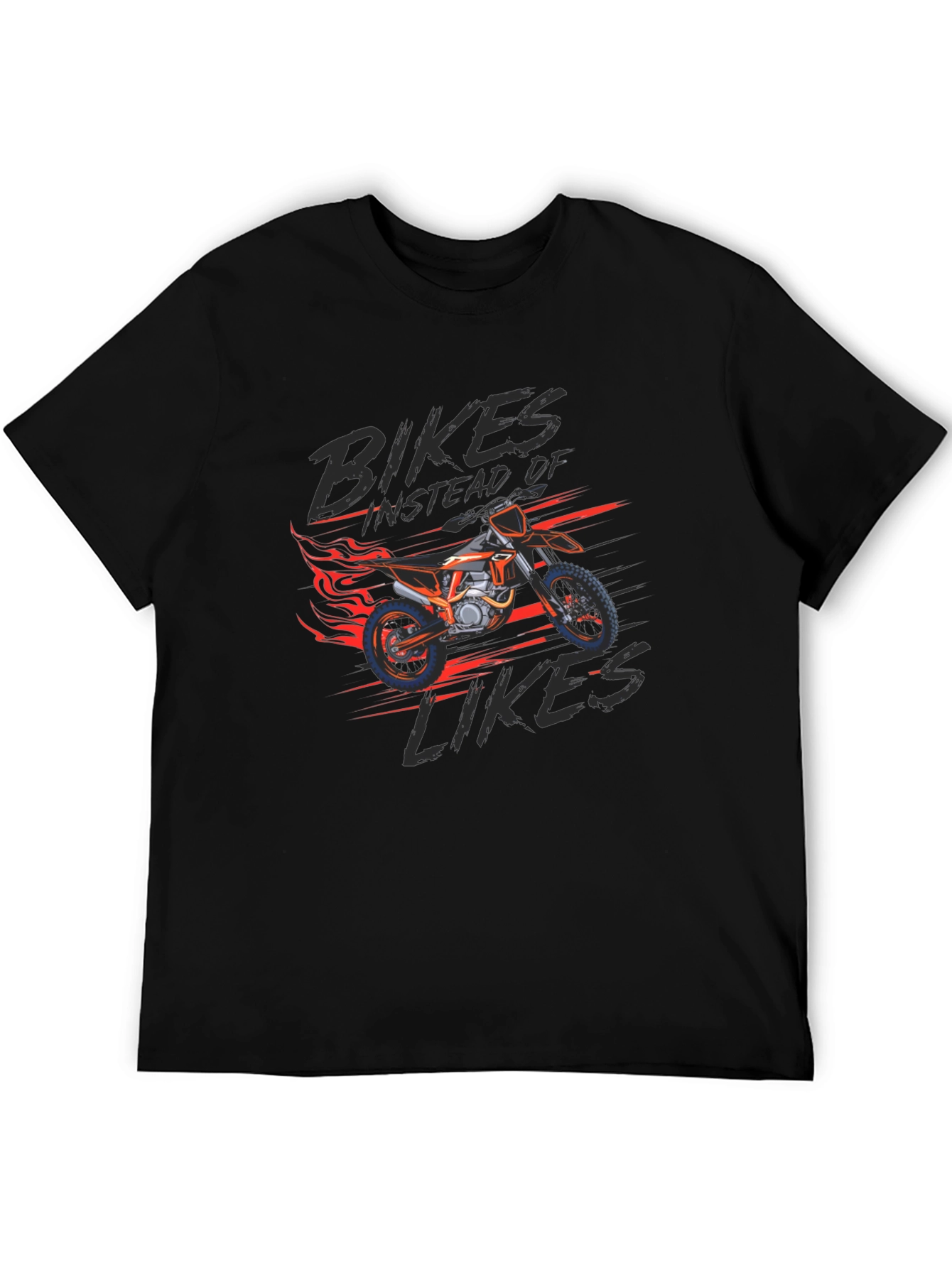 Bikes Instead of Likes Graphic Tee