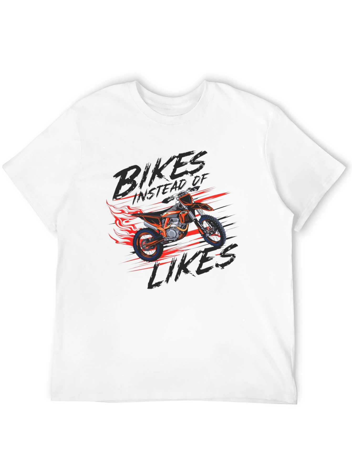 Bikes Instead of Likes Graphic Tee