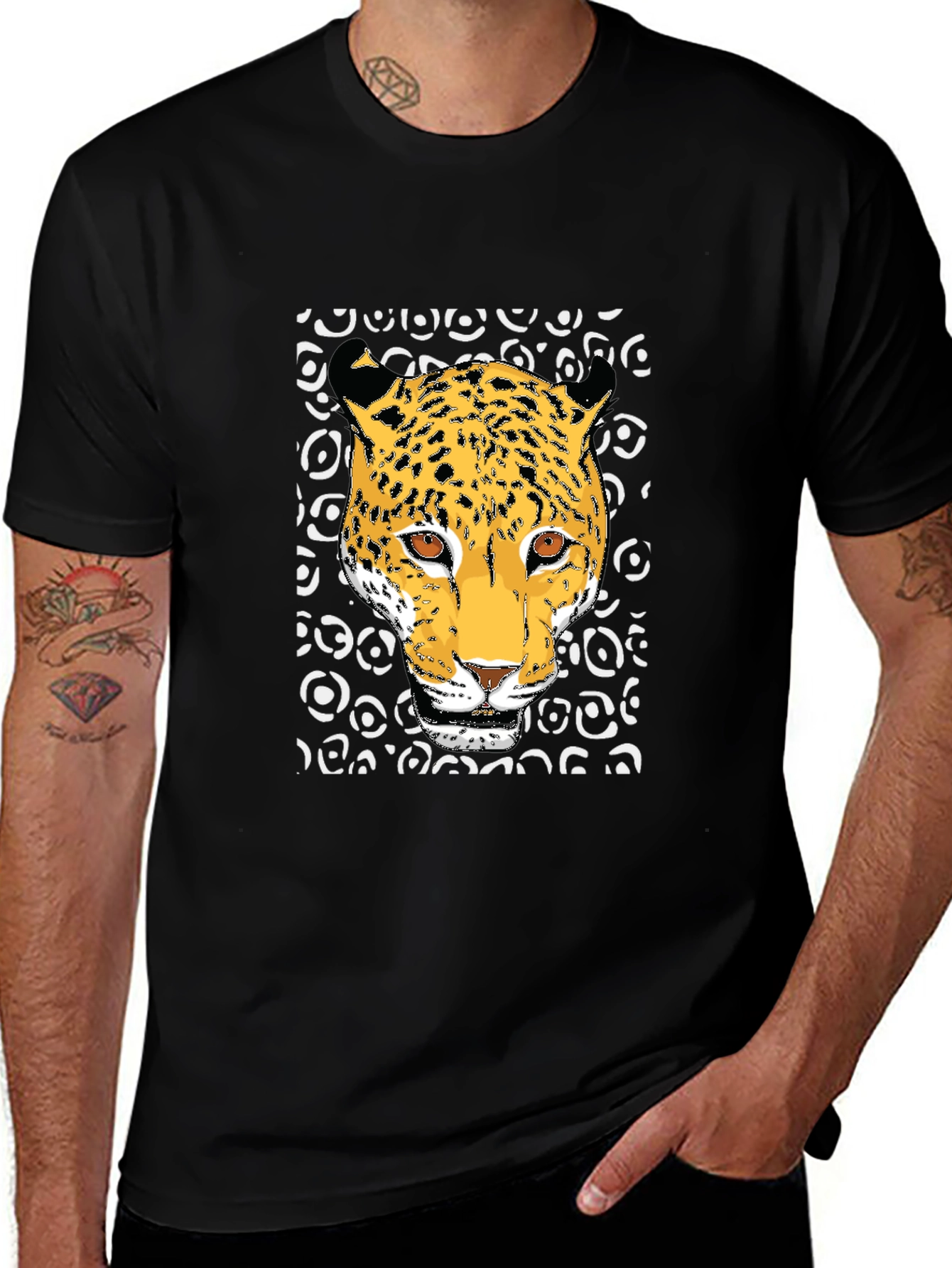 Leopard Print Graphic T-Shirt