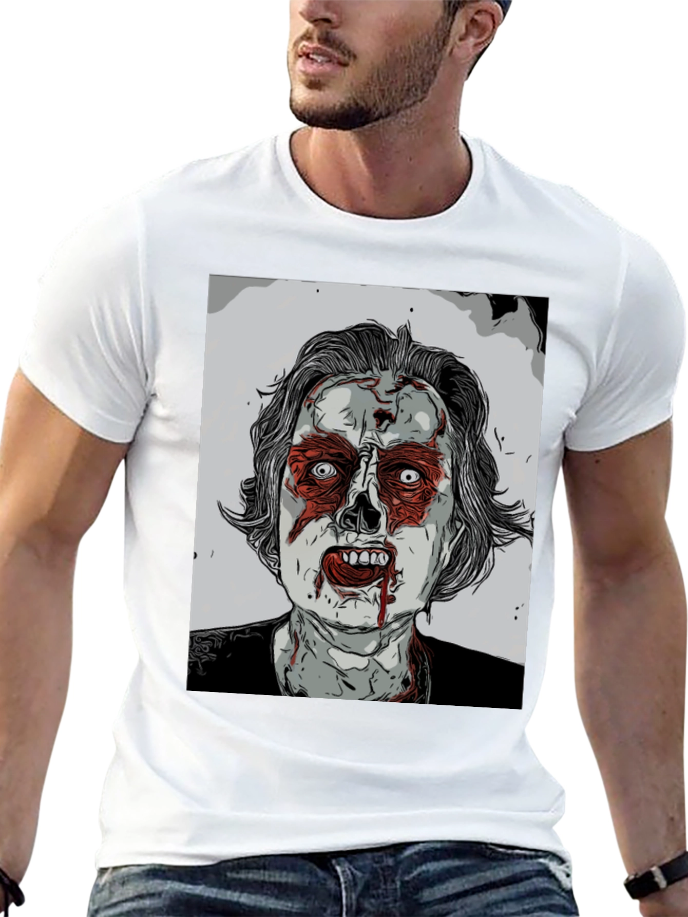 Zombie Graphic Tee - Horror Style