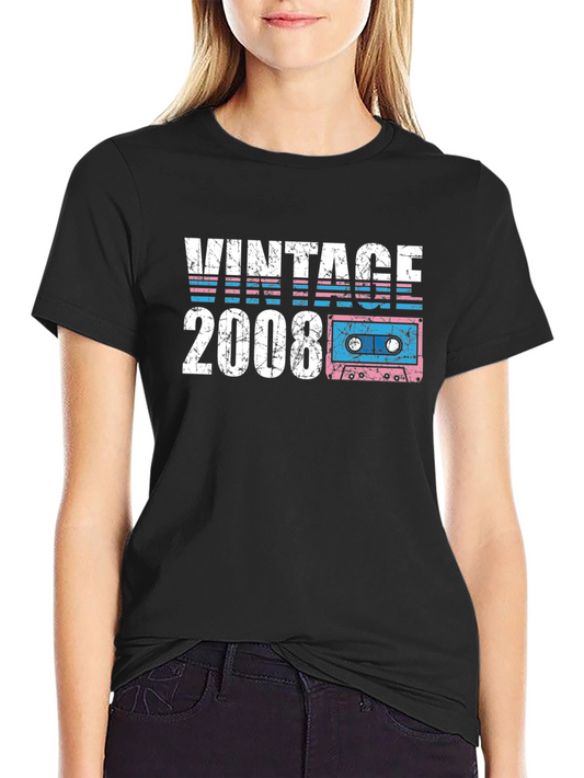 Vintage 2008 Cassette Tape T-Shirt