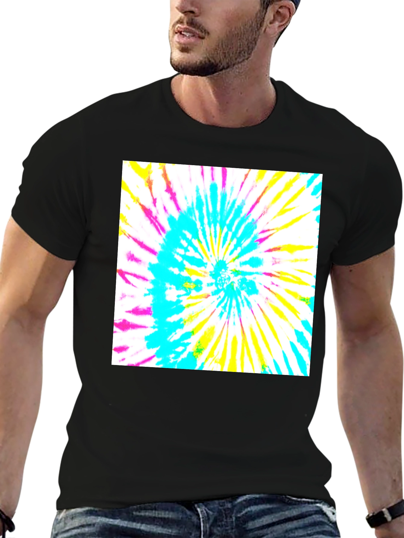 Retro Tie-Dye Graphic Tee
