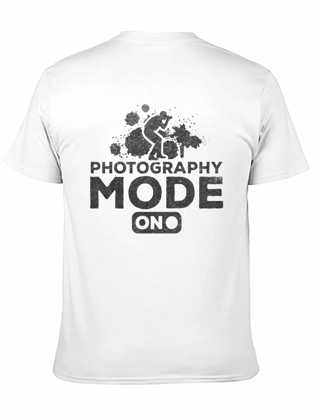 Photography Mode On Black Graphic Tee