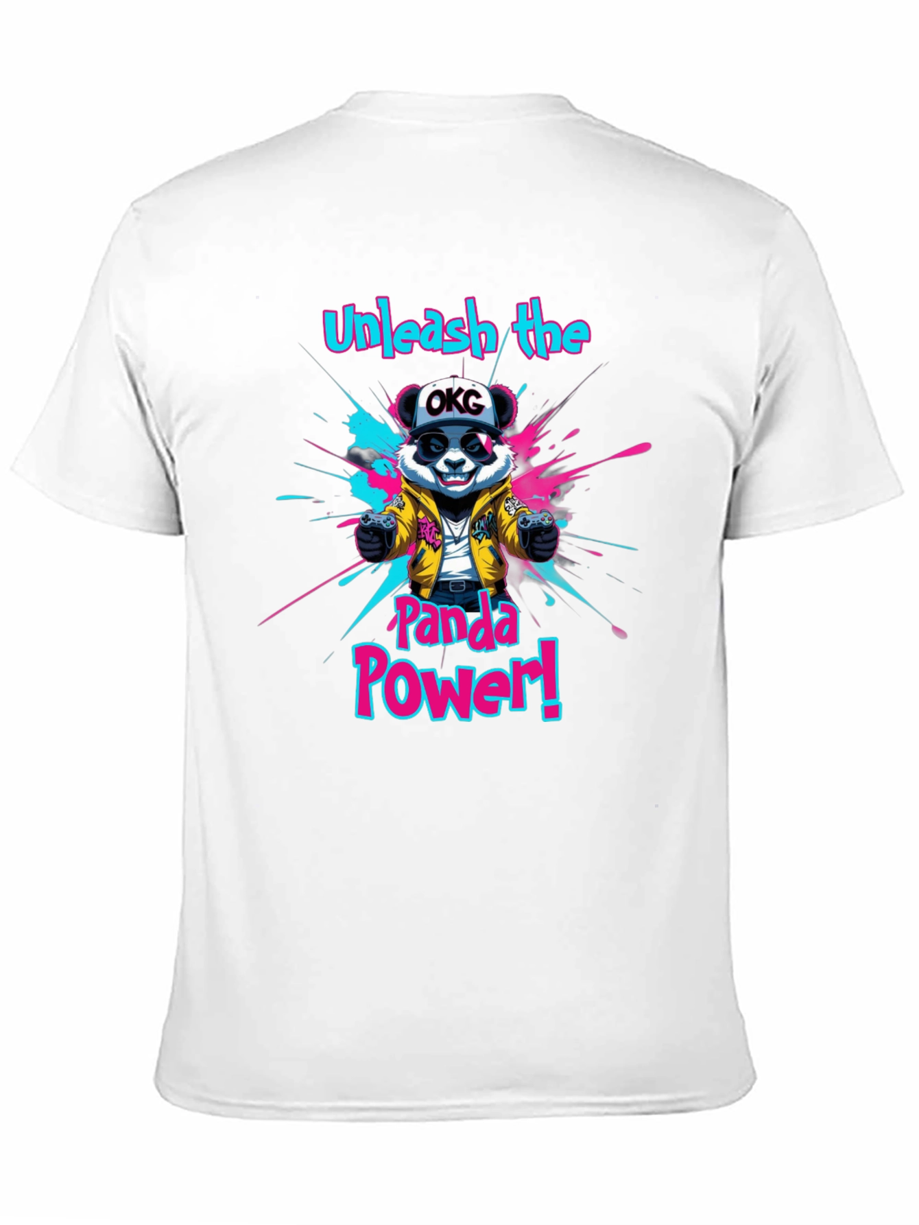Unleash Panda Power Black T-Shirt