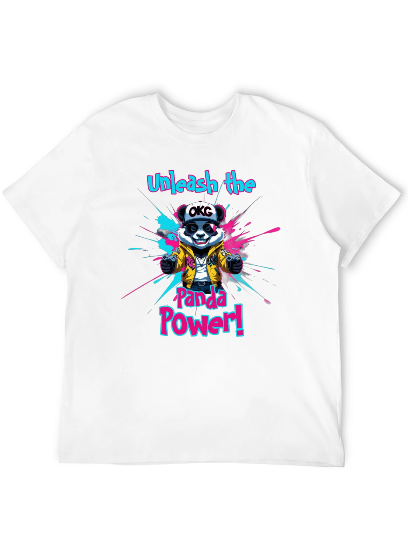 Unleash Panda Power Black T-Shirt