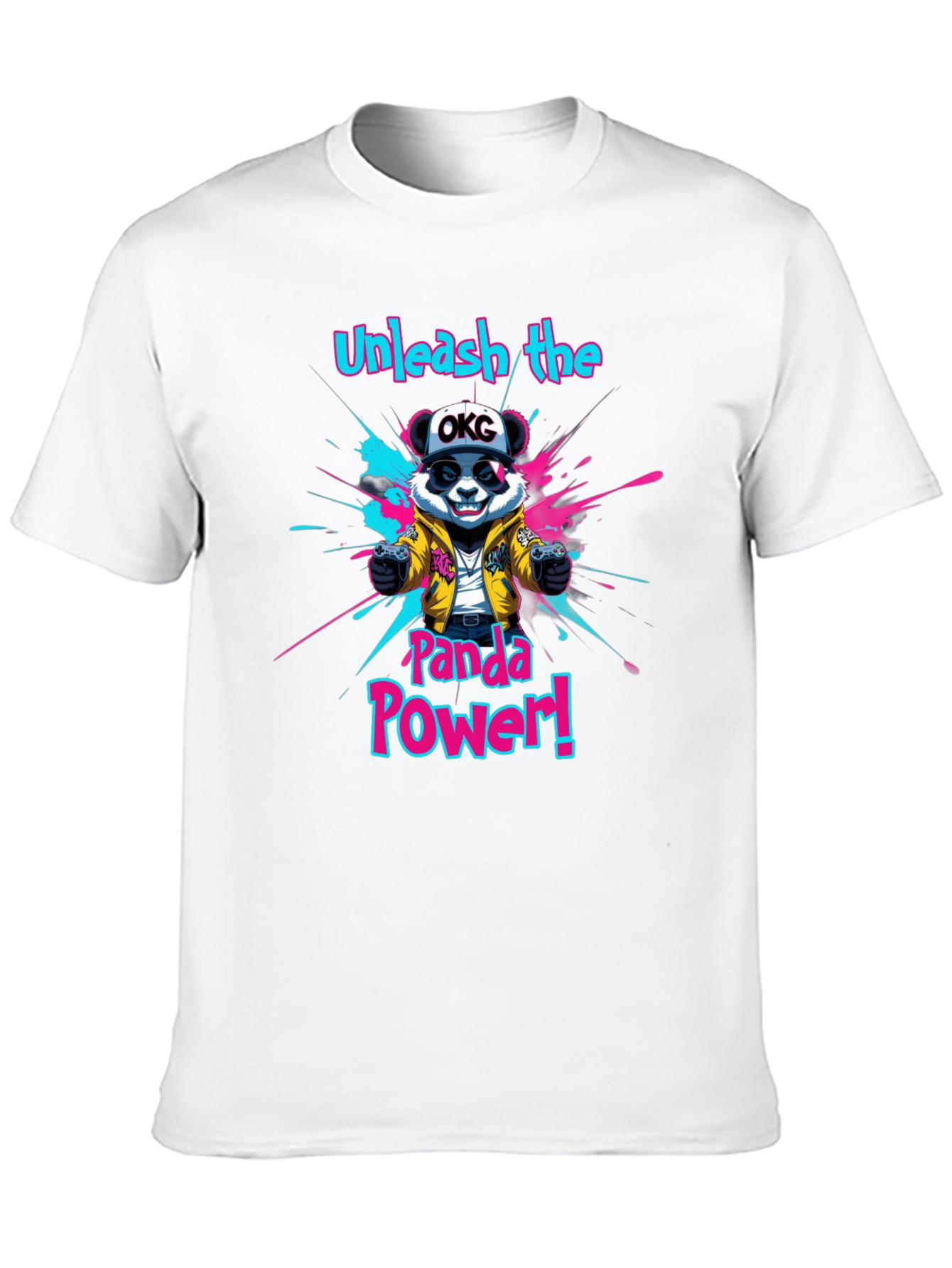Unleash Panda Power Black T-Shirt