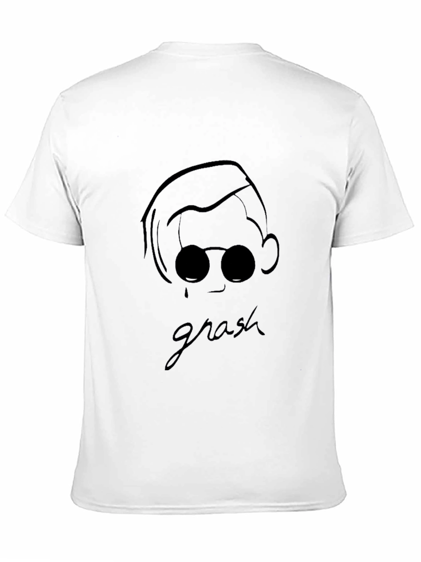 Grash Graphic Tee - Stylish Mens Black T-Shirt