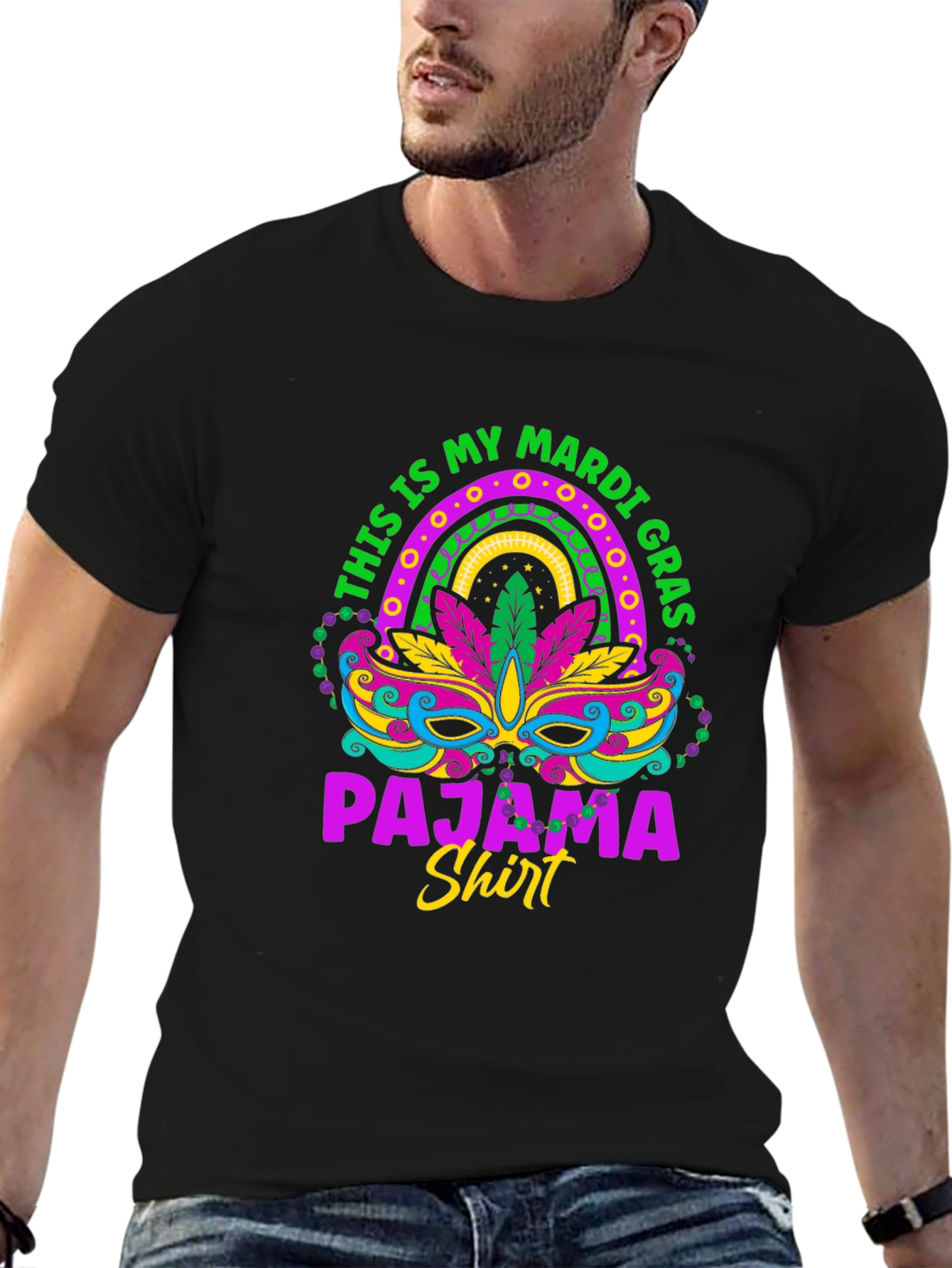 Mardi Gras Pajama Shirt