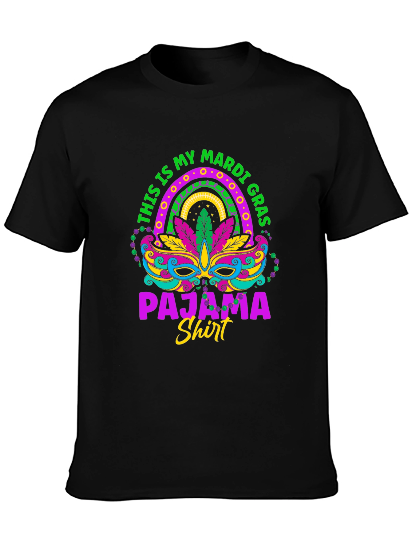 Mardi Gras Pajama Shirt