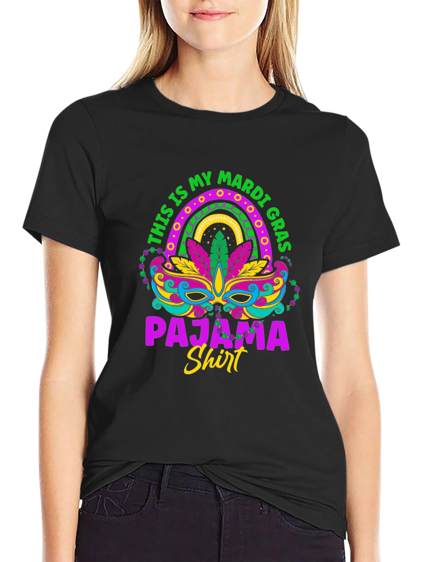 Mardi Gras Pajama Shirt
