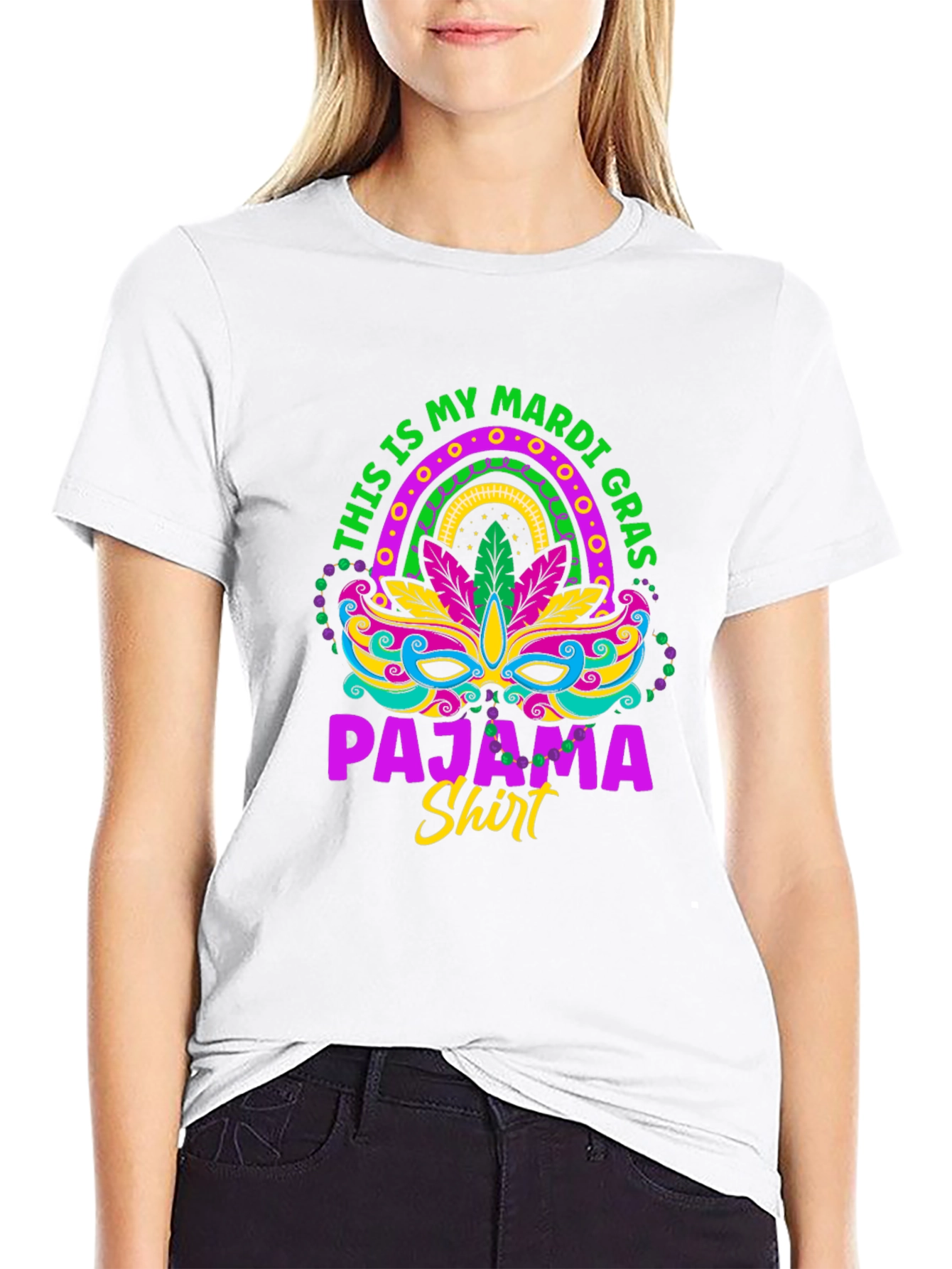 Mardi Gras Pajama Shirt