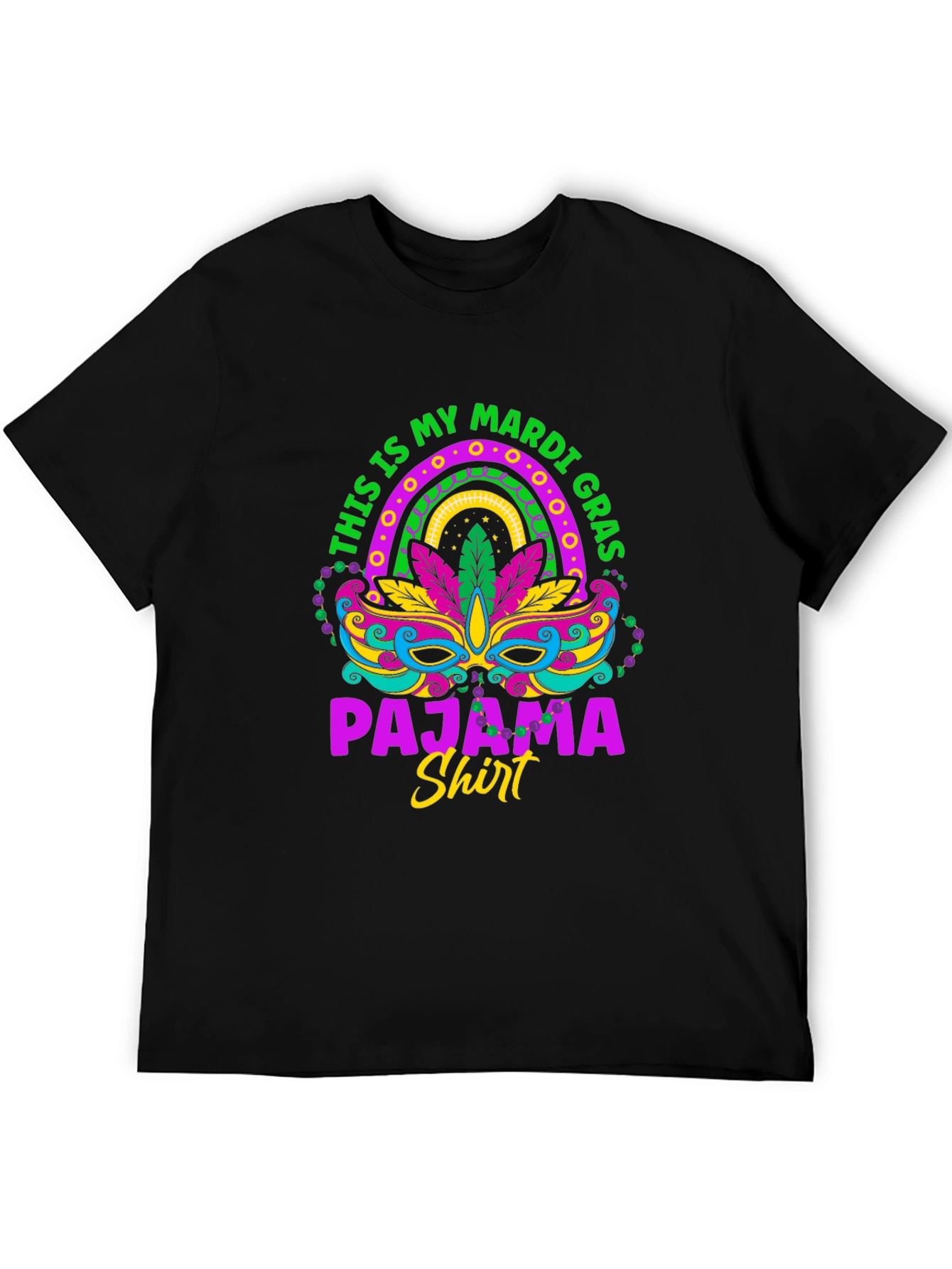 Mardi Gras Pajama Shirt