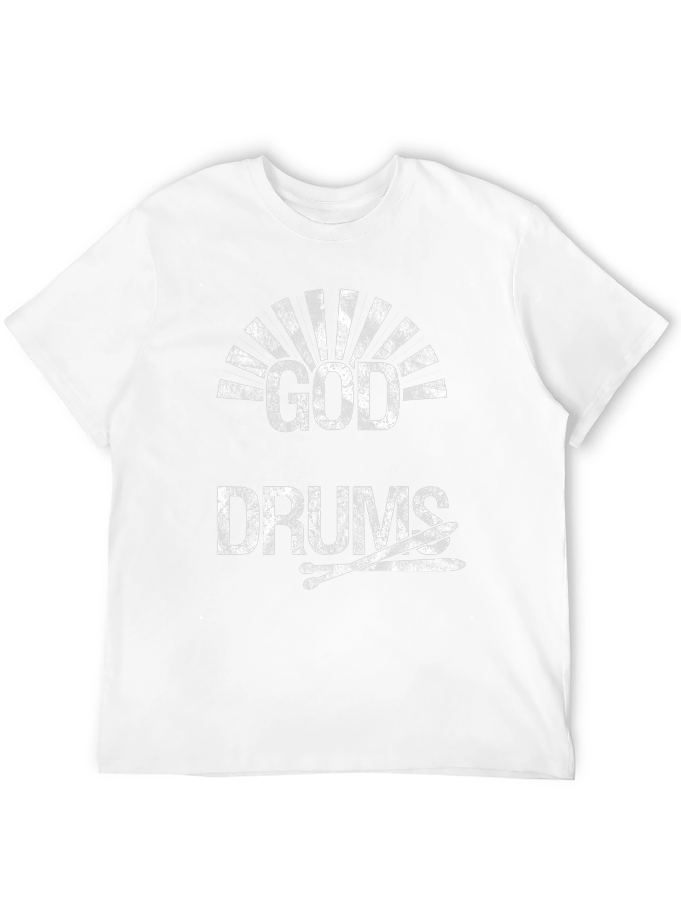 God Drums Black T-Shirt - Music Lover Tee