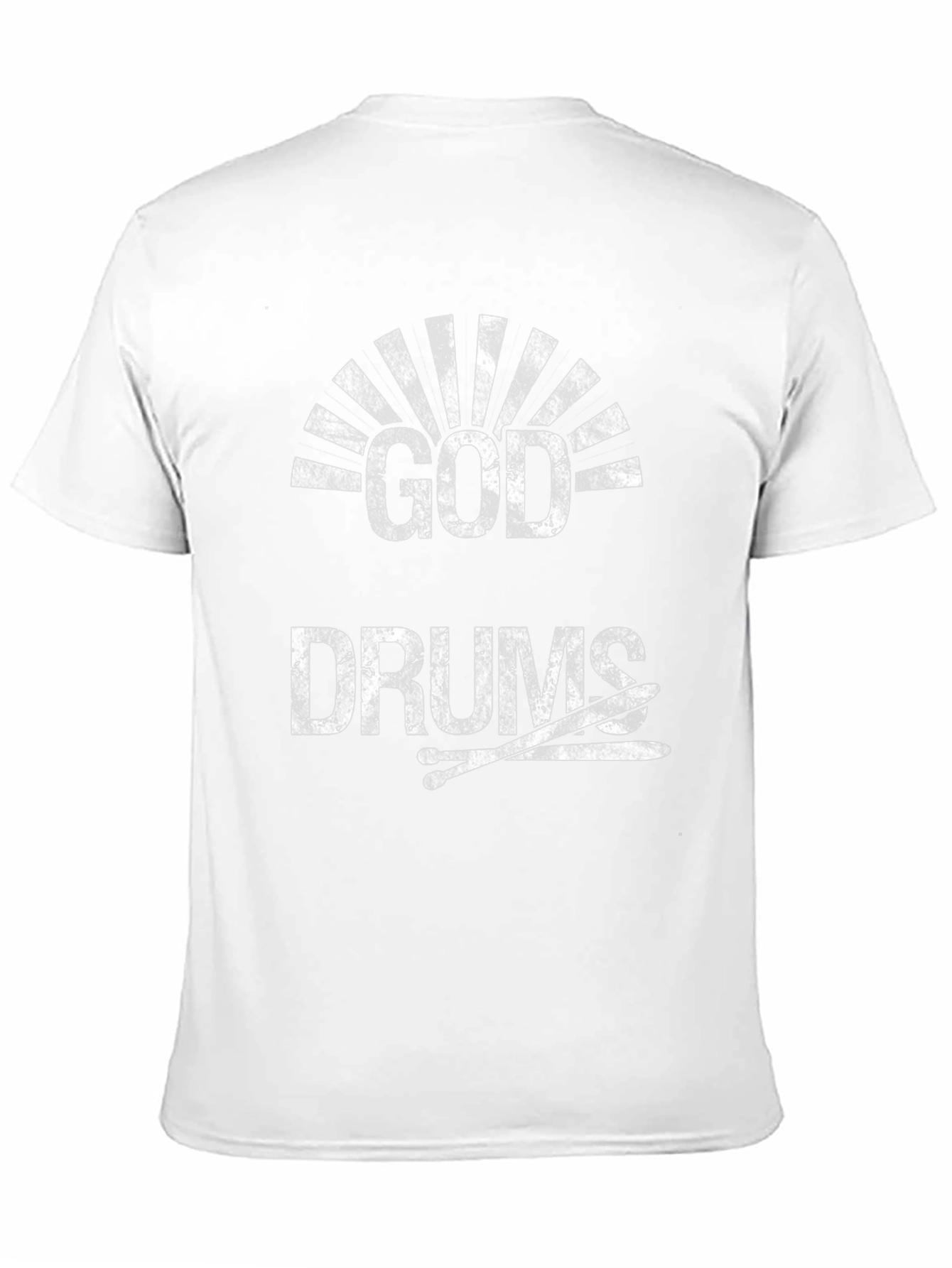 God Drums Black T-Shirt - Music Lover Tee