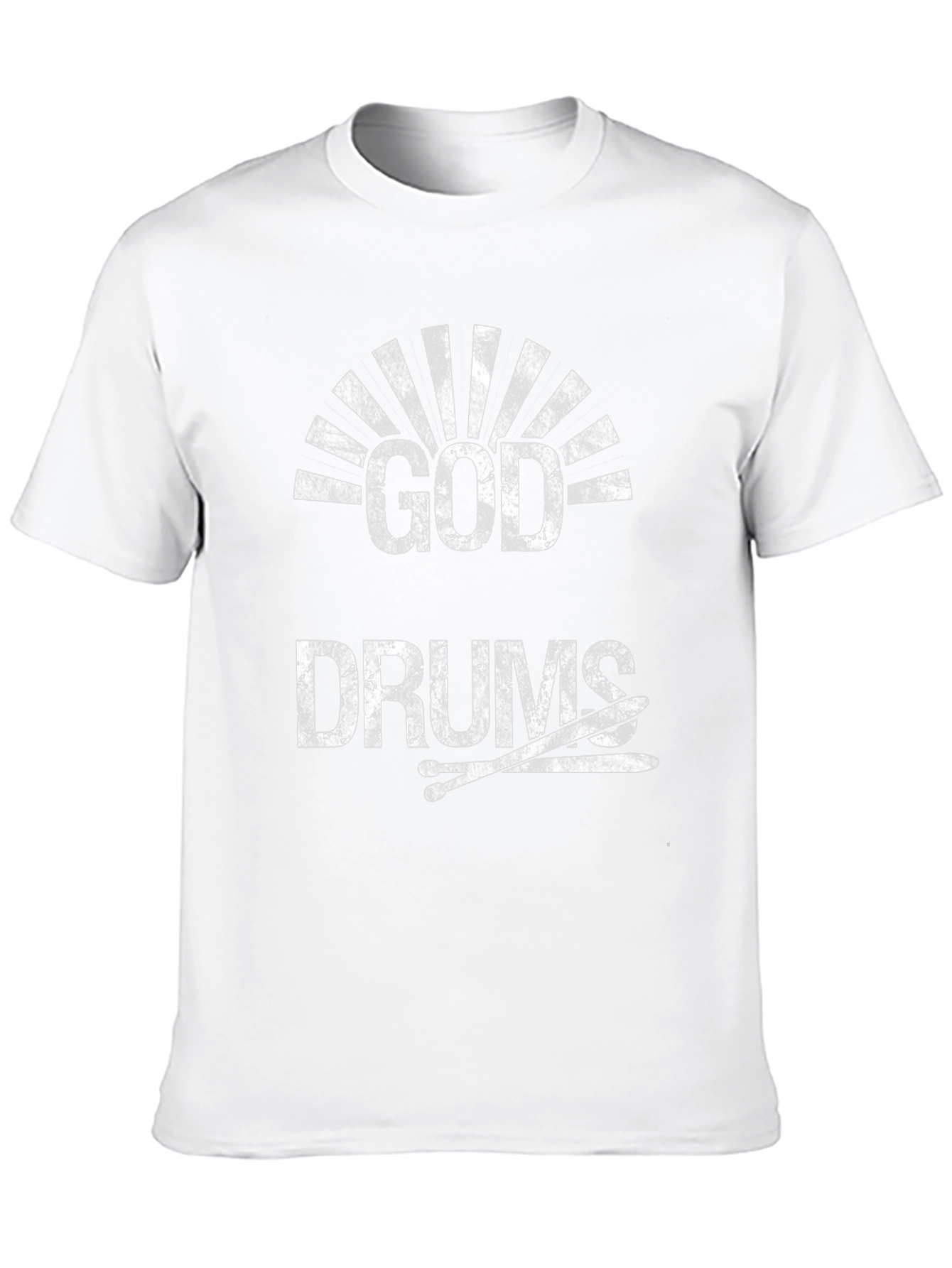 God Drums Black T-Shirt - Music Lover Tee
