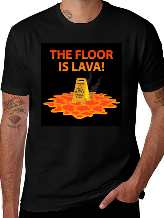 The Floor is Lava Graphic Tee - Funny T-Shirt