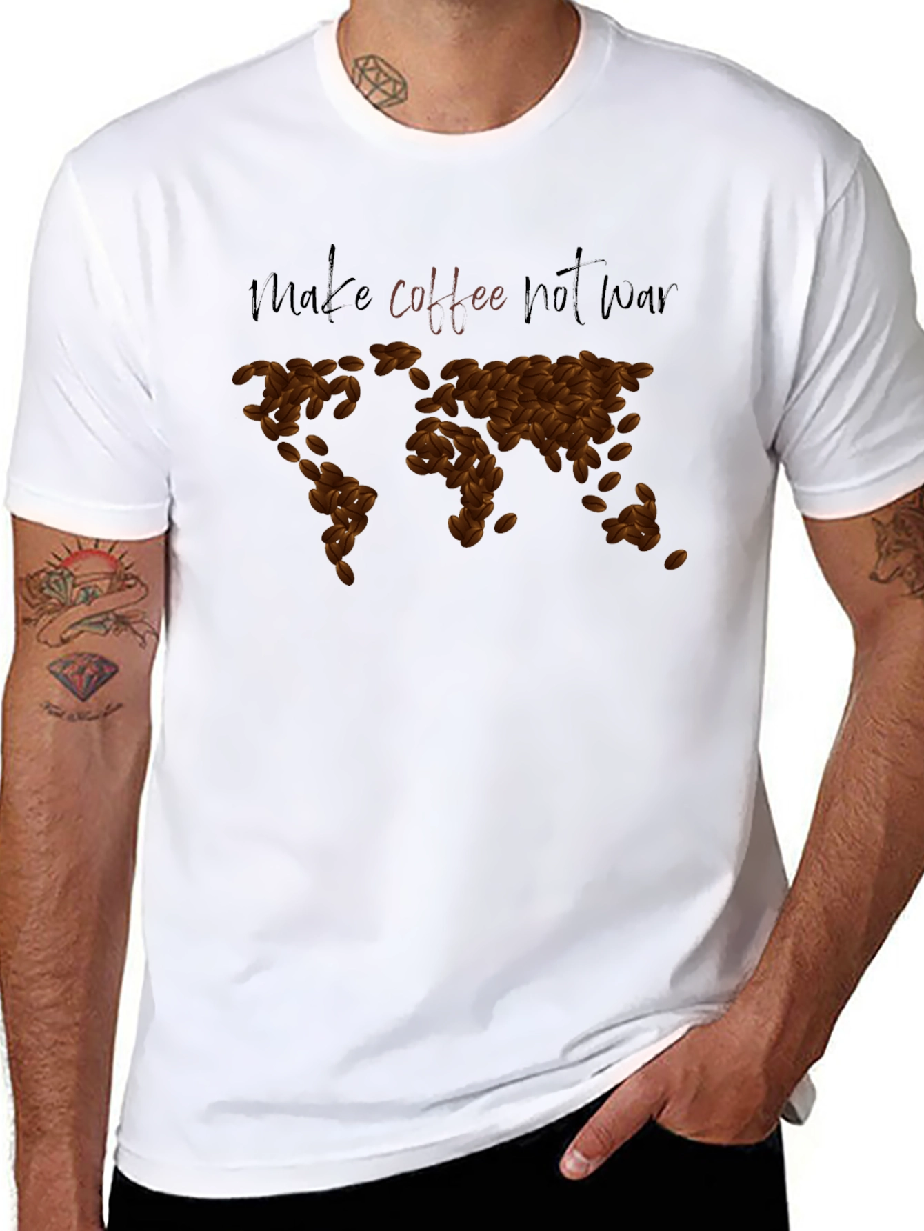 Coffee Not War Graphic Tee