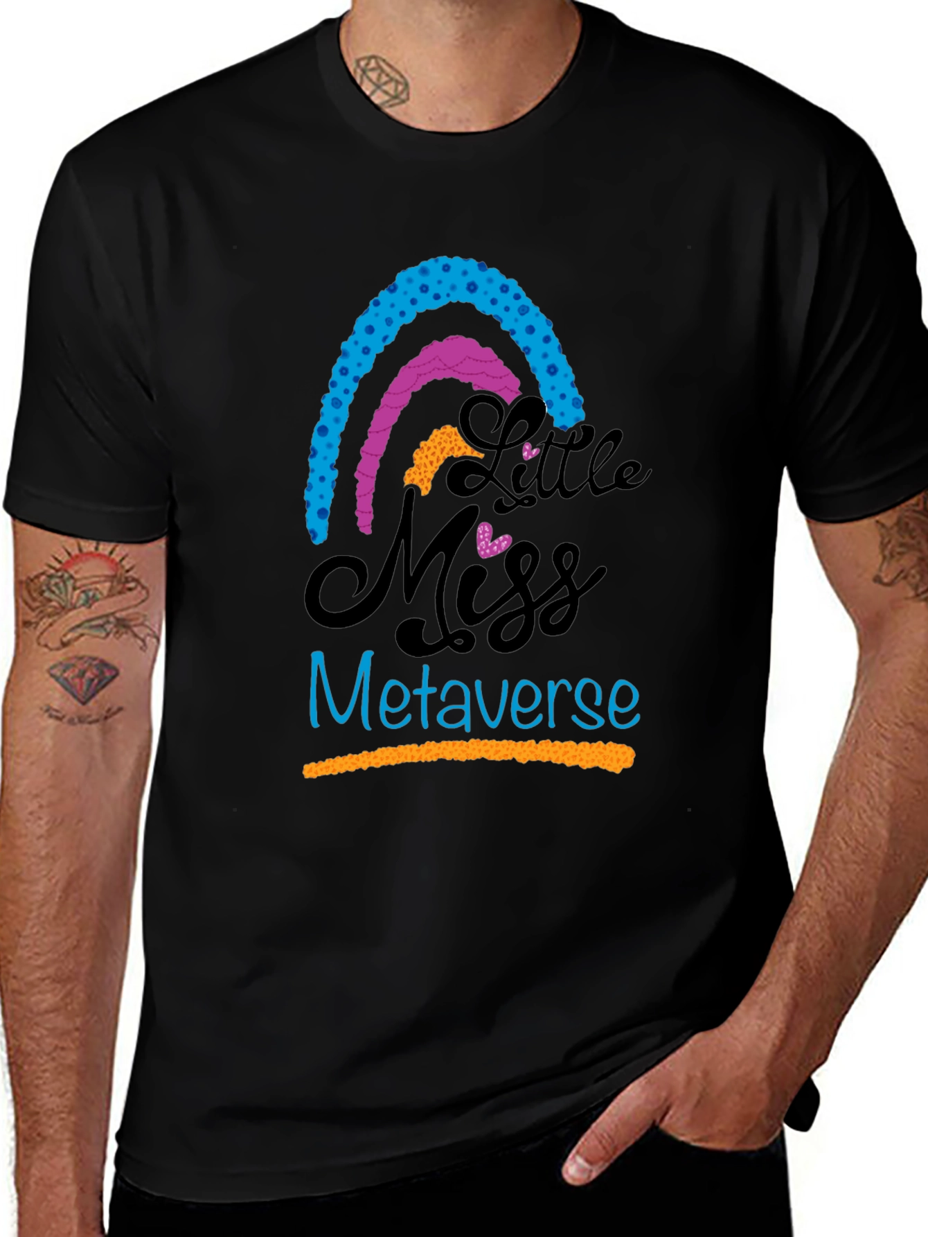 Little Miss Metaverse T-Shirt - Black