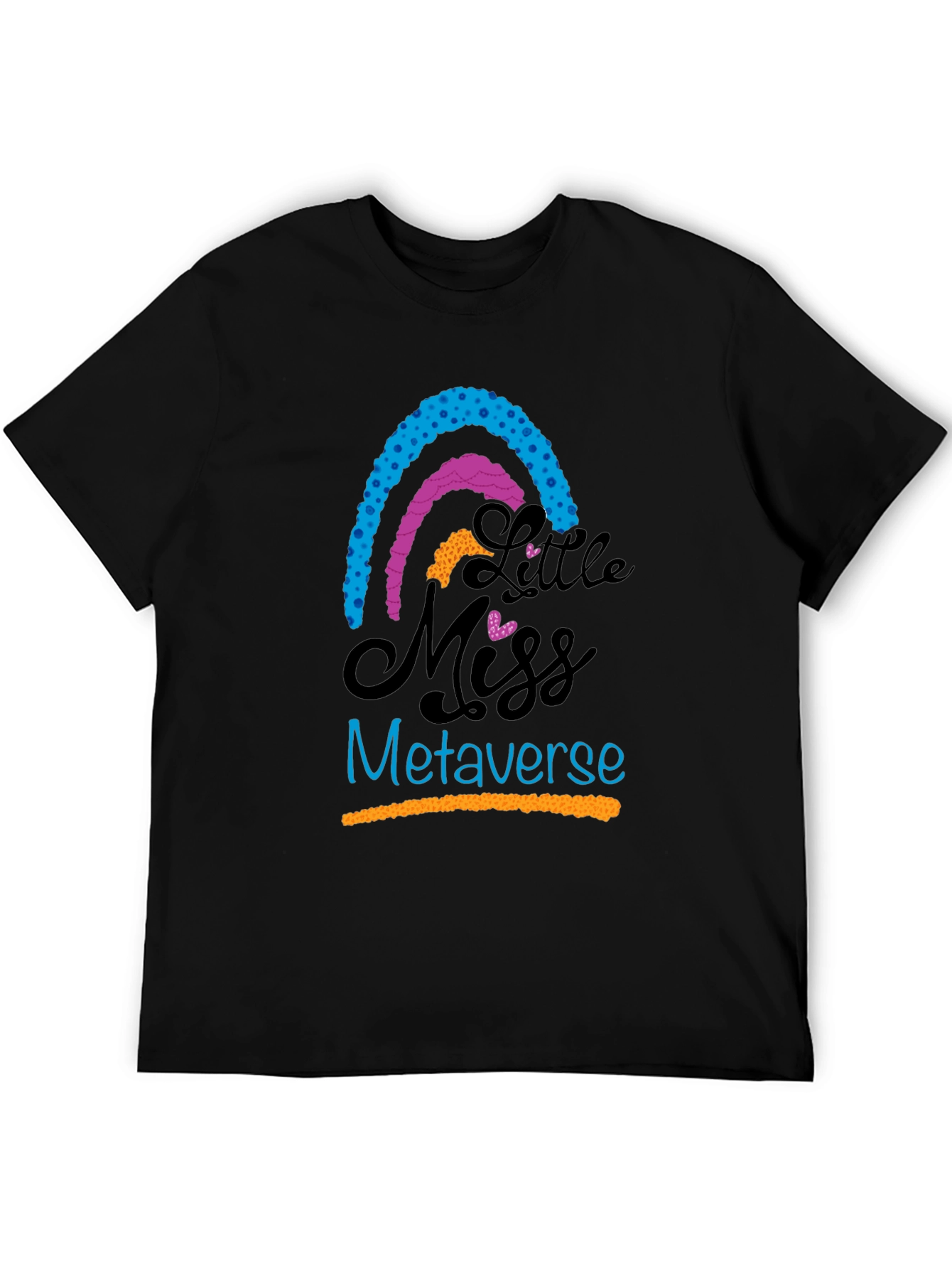 Little Miss Metaverse T-Shirt - Black