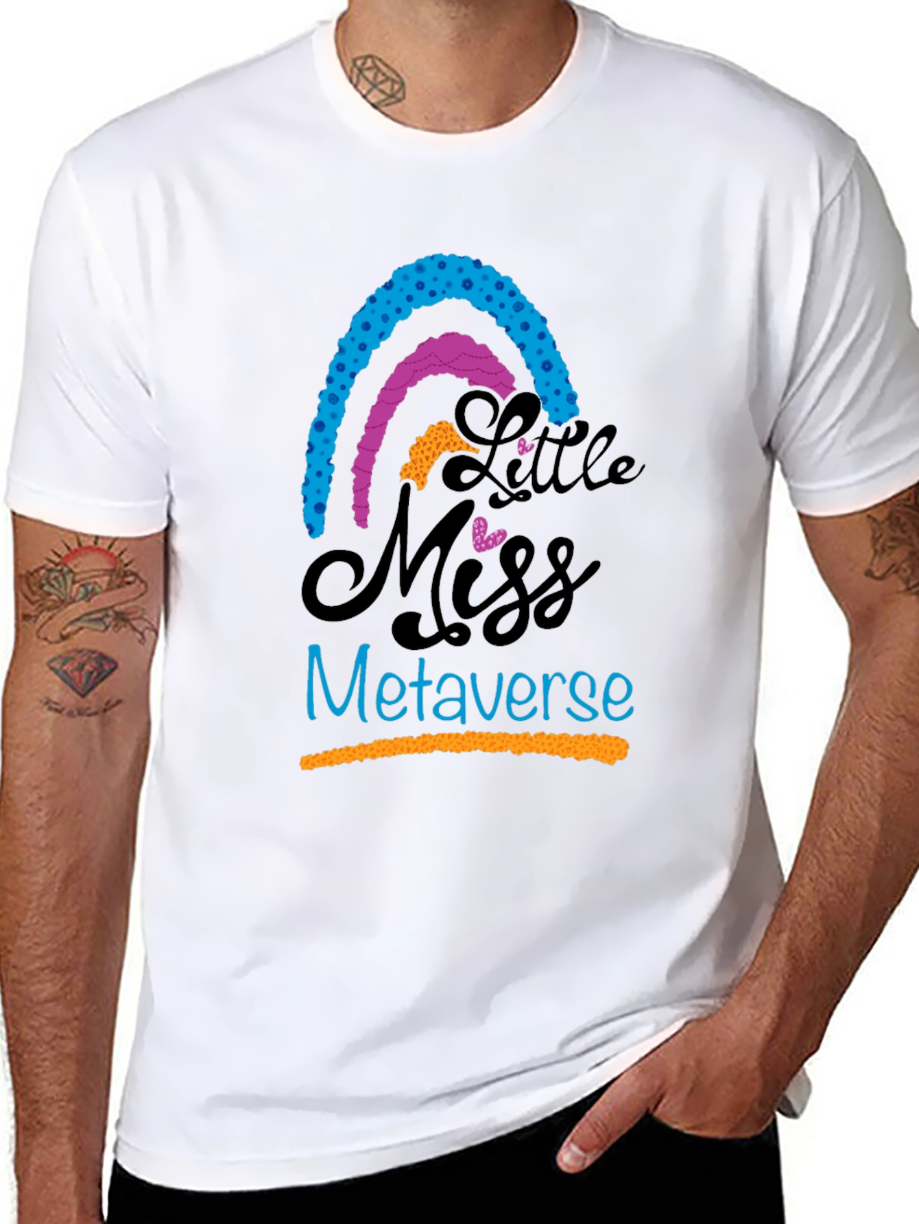 Little Miss Metaverse T-Shirt - Black
