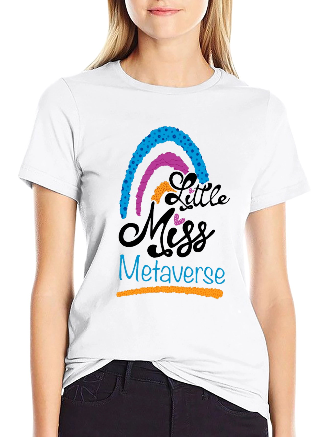 Little Miss Metaverse T-Shirt - Black