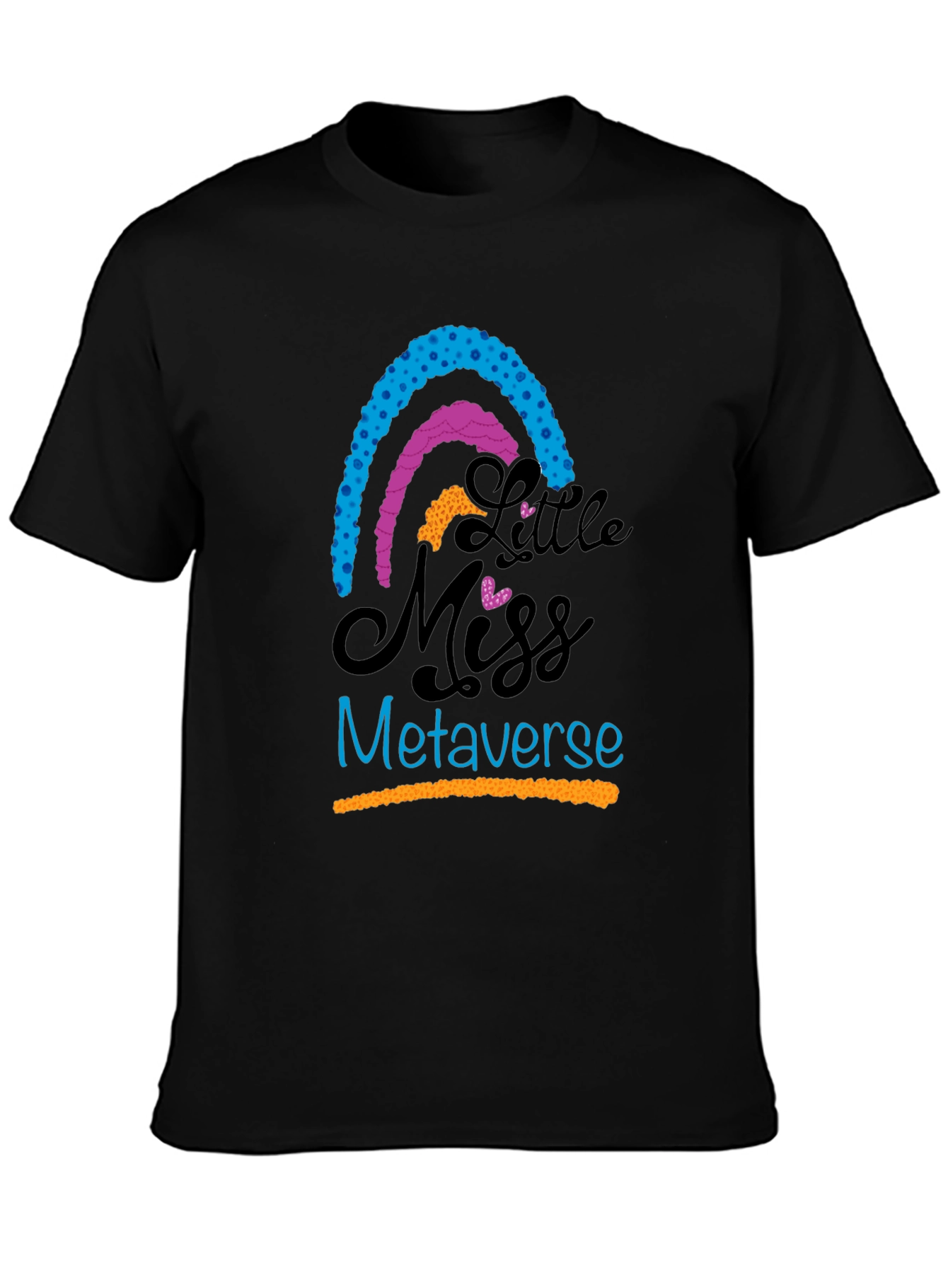 Little Miss Metaverse T-Shirt - Black