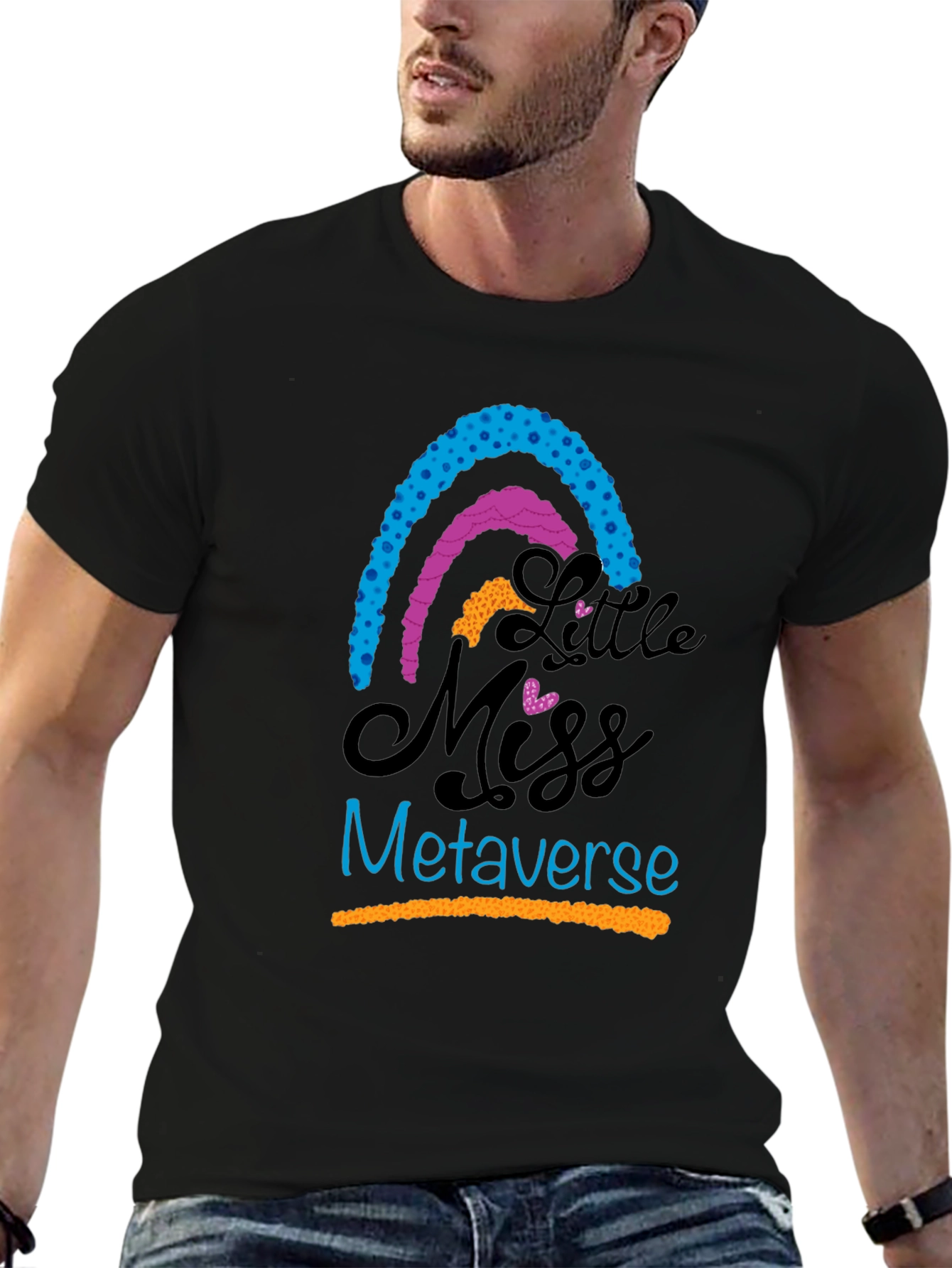Little Miss Metaverse T-Shirt - Black
