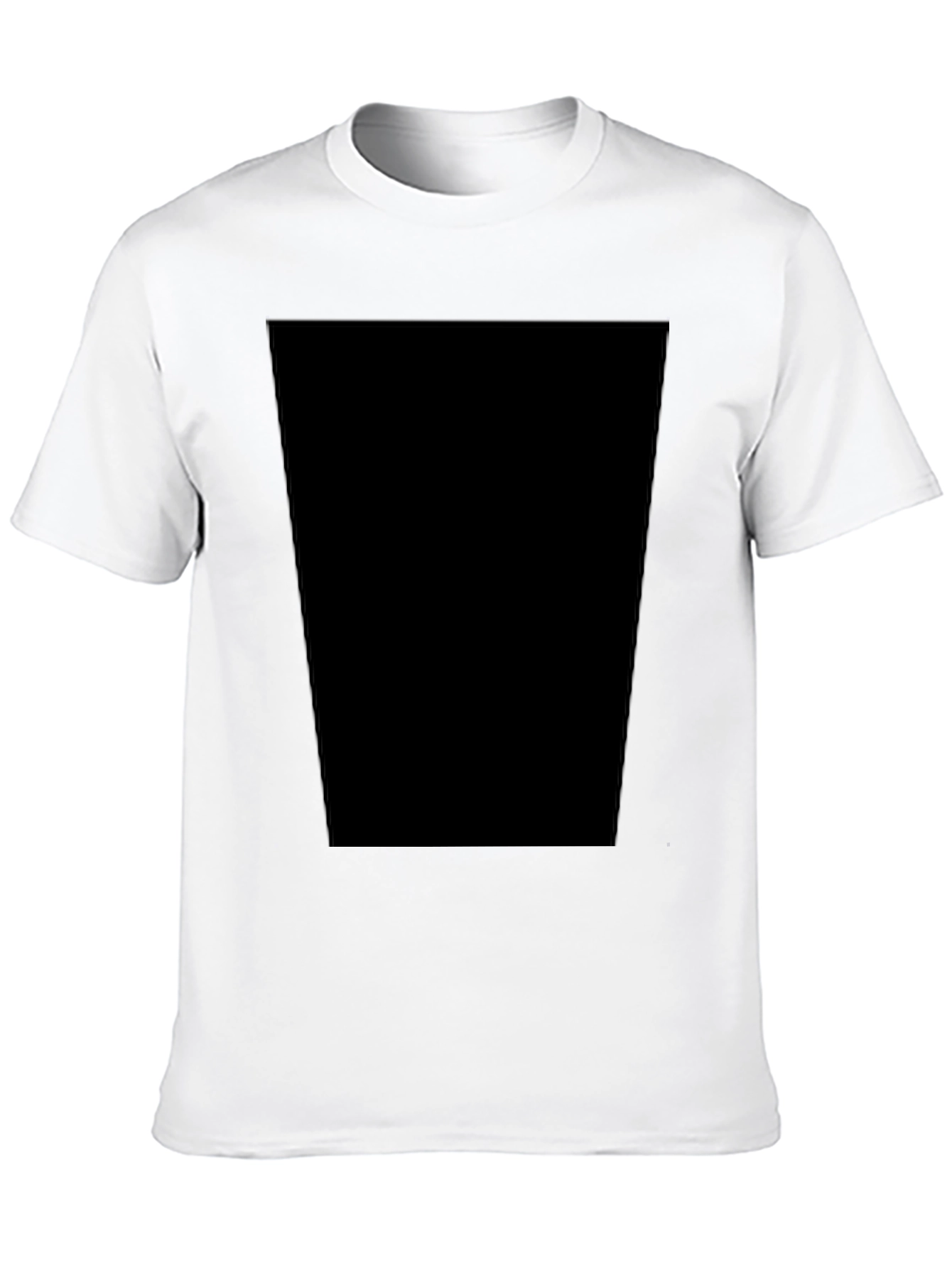 Mens Black Casual T-Shirt - Comfort Fit