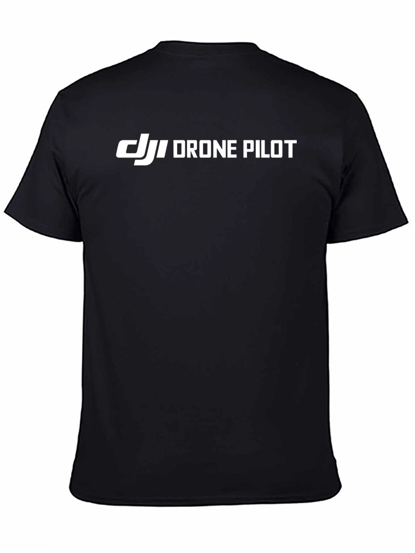 DJI Drone Pilot Black T-Shirt | Aviation Apparel