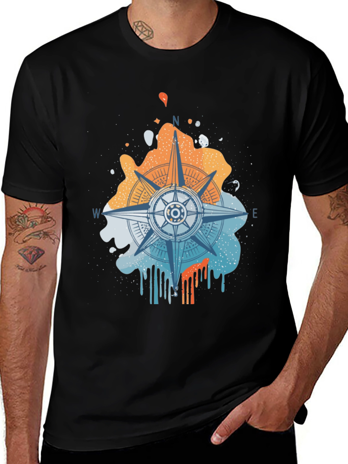 Compass Rose Graphic Tee - Adventure Ready