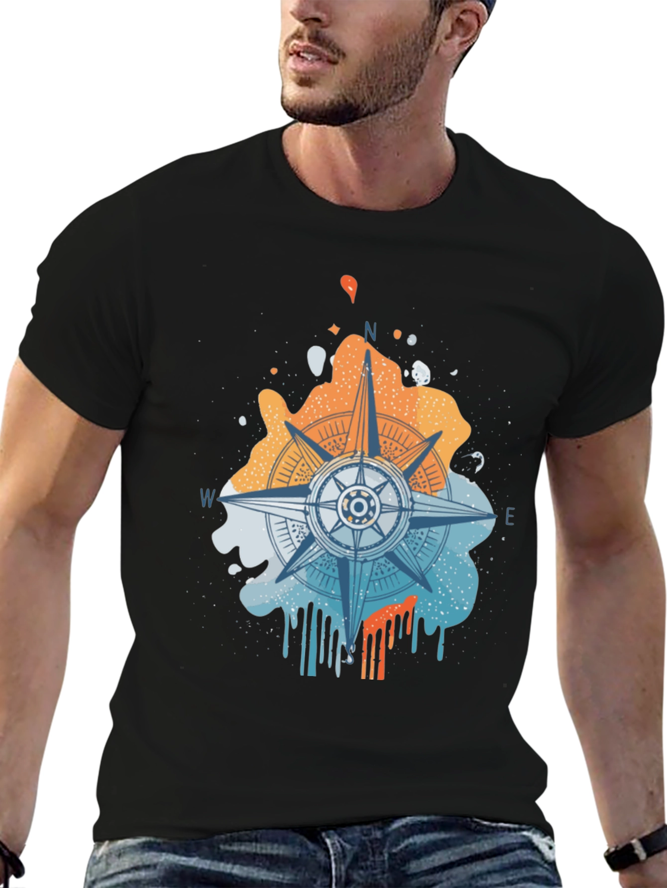 Compass Rose Graphic Tee - Adventure Ready